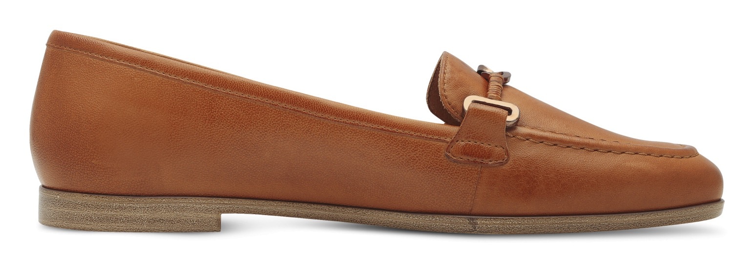 Tamaris Slipper, Blockabsatz, Schlupfschuh, Businessschuh mit hübscher Zierspange