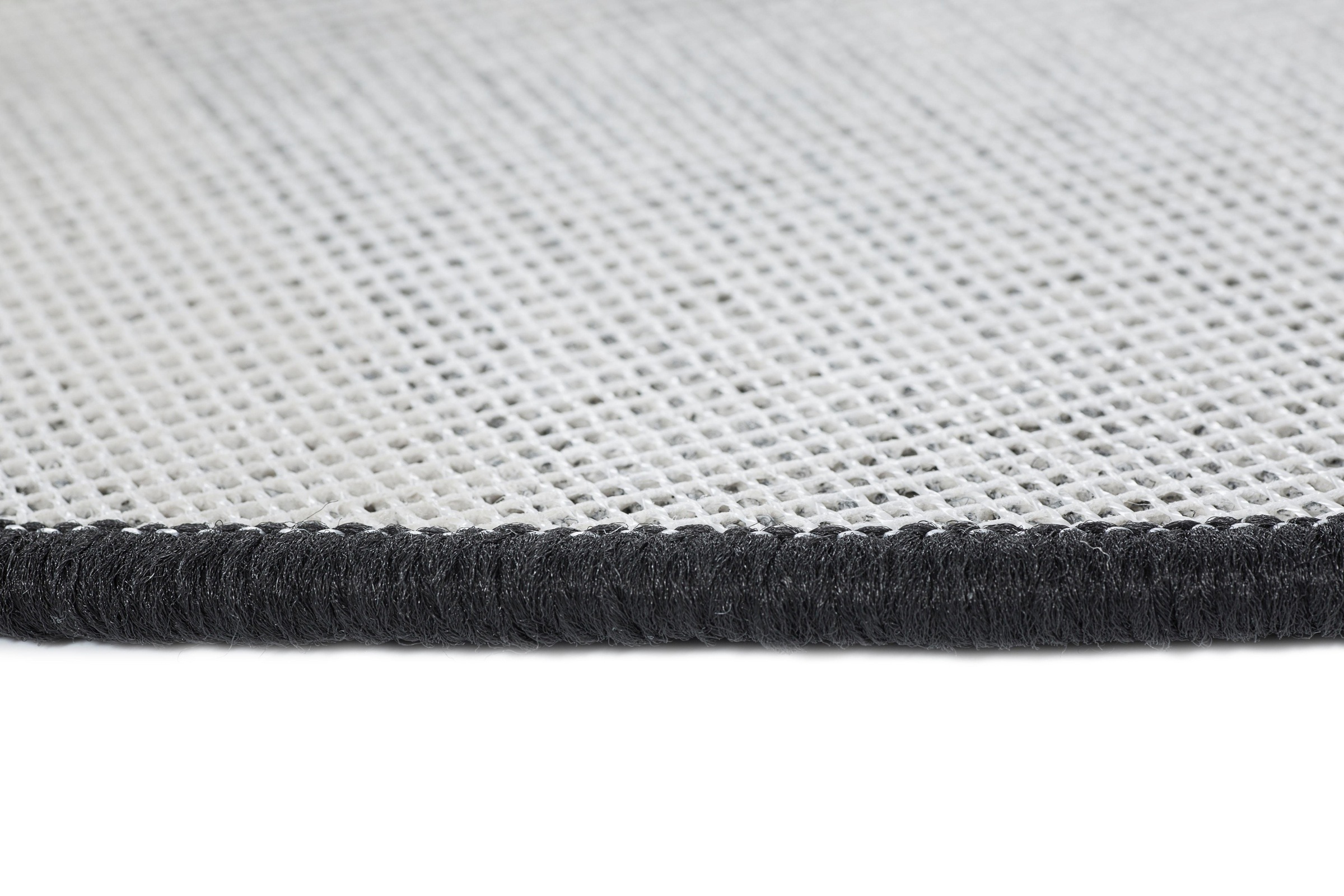 Andiamo Stufenmatte »Runner, Made in Poland«, halbrund, 9 mm Höhe, meliert, mit Bordüre, Set mit 15 Stück