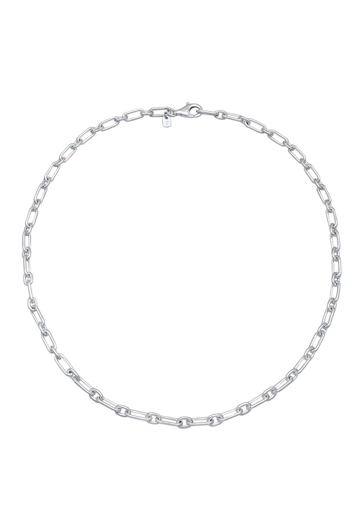 Kuzzoi Lange Kette »Halskette Herren Gliederkette 925 Sterling Silber«