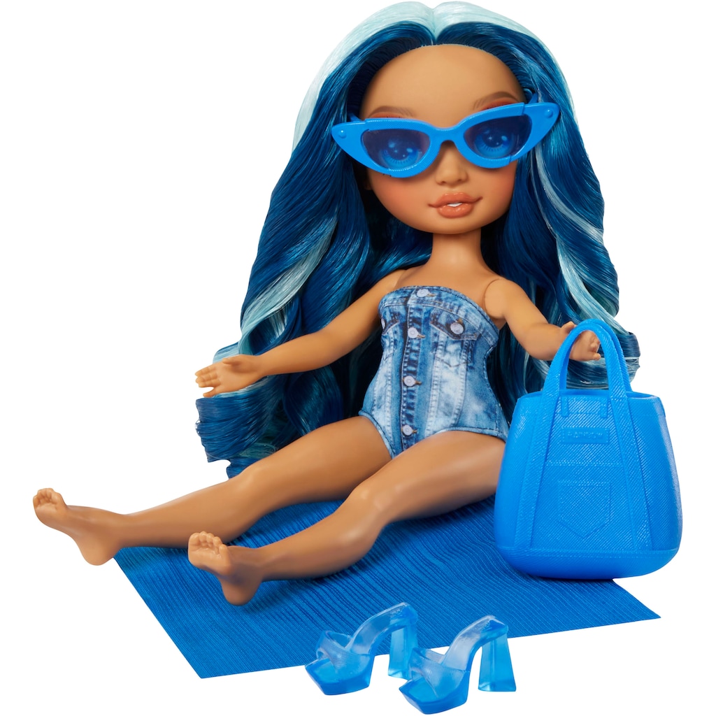 RAINBOW HIGH Anziehpuppe »Rainbow High Swim & Style Fashion Doll- Skyler (Blue)«