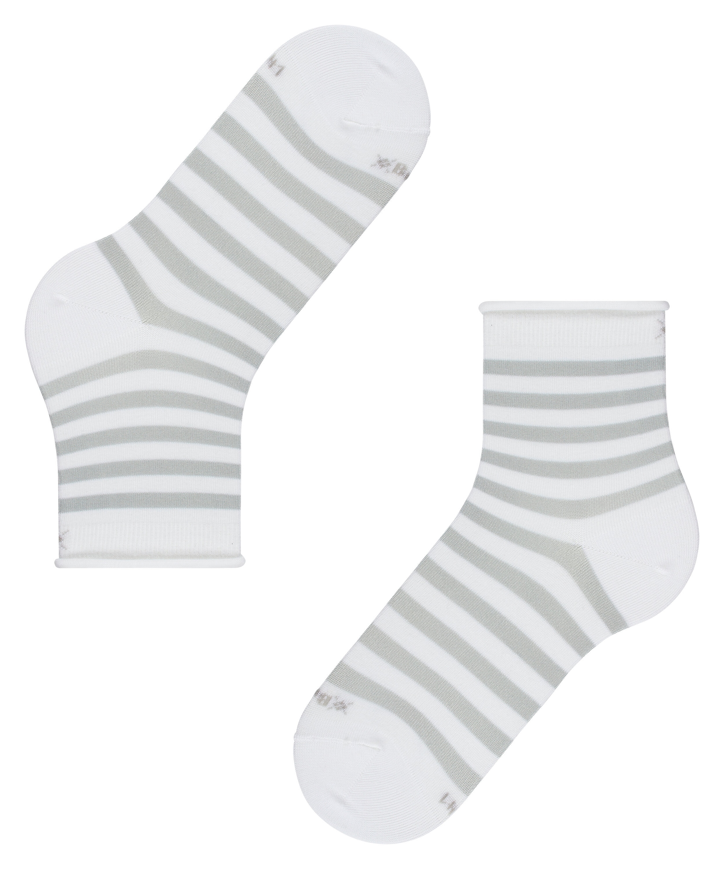 Burlington Kurzsocken »Swansea« Einheitsgröße 36-41, modernes Streifenmuster, Rollbündchen