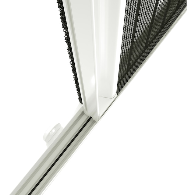 hecht international Insektenschutzrollo »für Dachfenster«, transparent,  weiß/anthrazit, BxH: 110x160 cm online kaufen bei OTTO