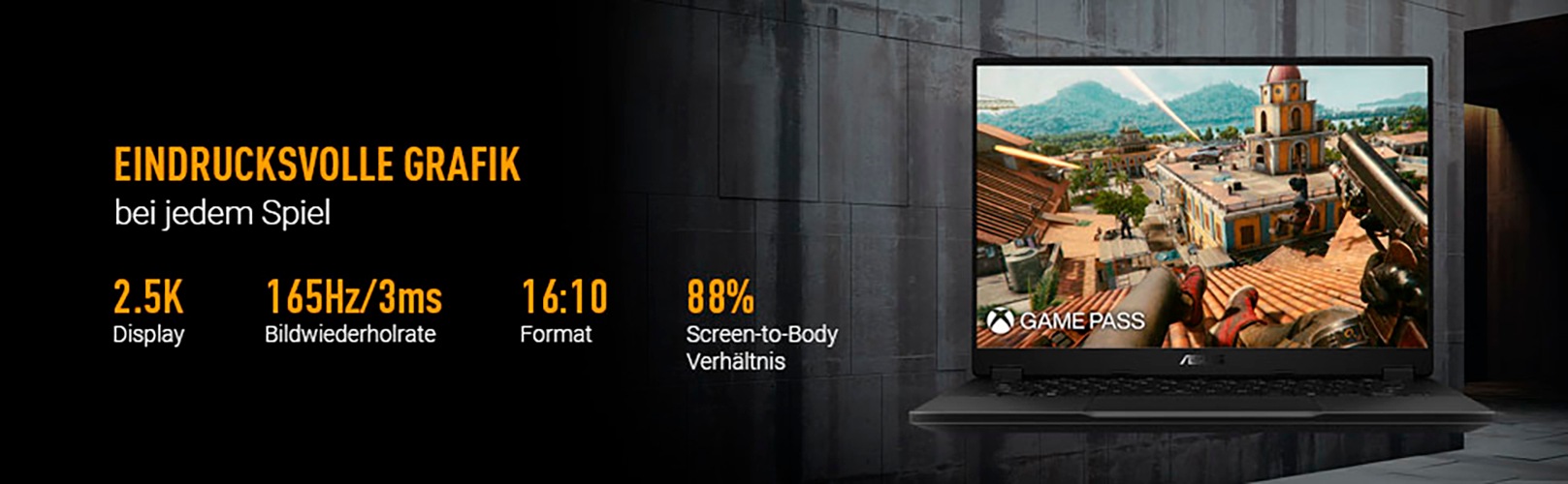 Asus Gaming-Notebook »TUF Gaming A14 FA401WV-RG010W«, 35,6 cm, / 14 Zoll, AMD, Ryzen™ AI 9, GeForce RTX 4060, 1000 GB SSD