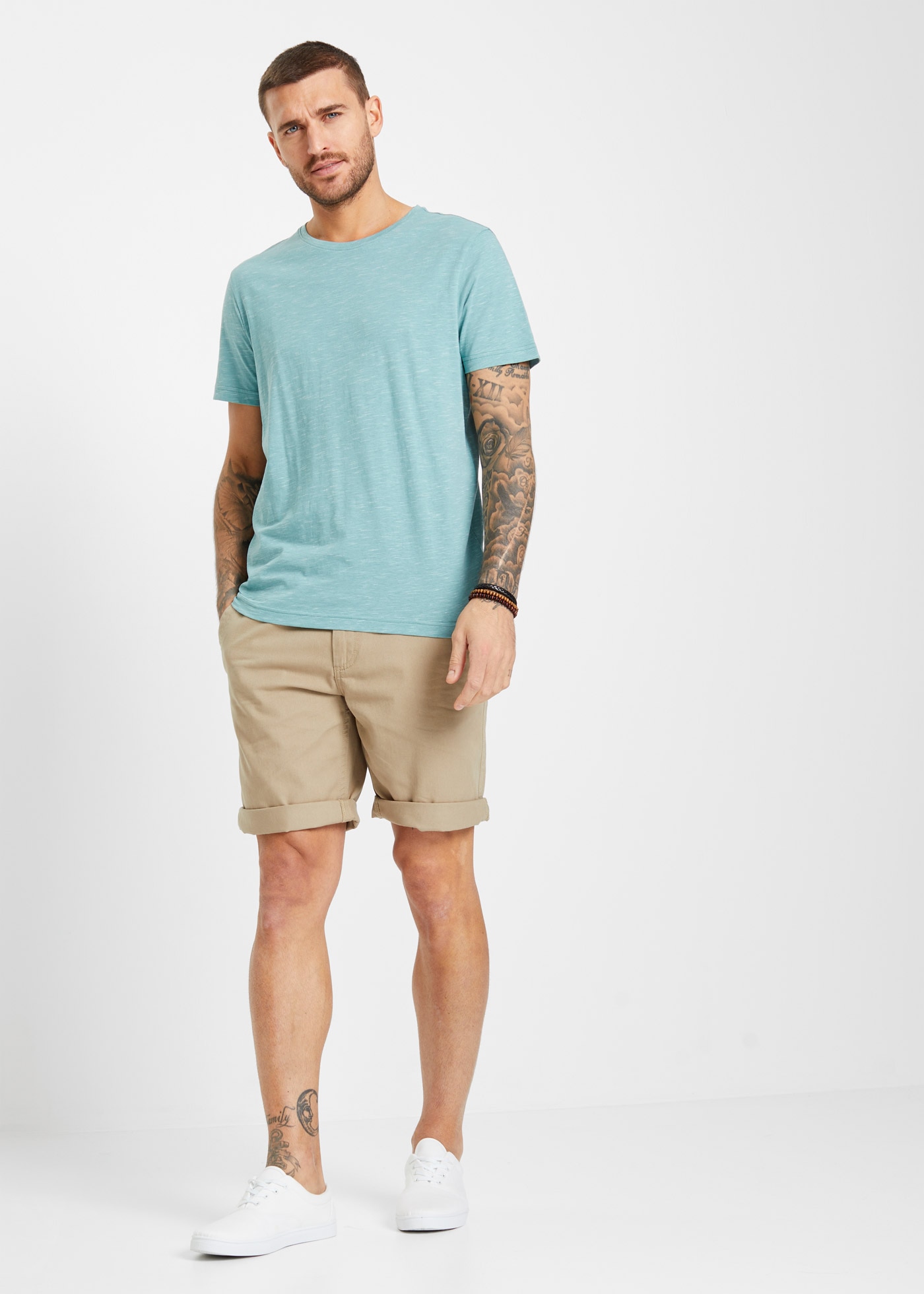 bonprix T-Shirt Regular Fit, Kurzarm, für Alltag