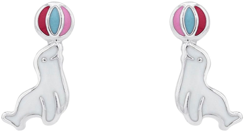 Amor Paar Ohrstecker »Robbe-Design, 2027036«, Made in Germany - mit Emaille