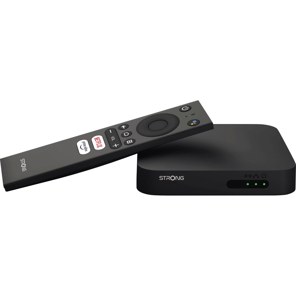 Strong Streaming-Box »LEAP-S1+«, 4K Android TV Box Netflix | Prime Video | Disney |Mit Zattoo Gutschein