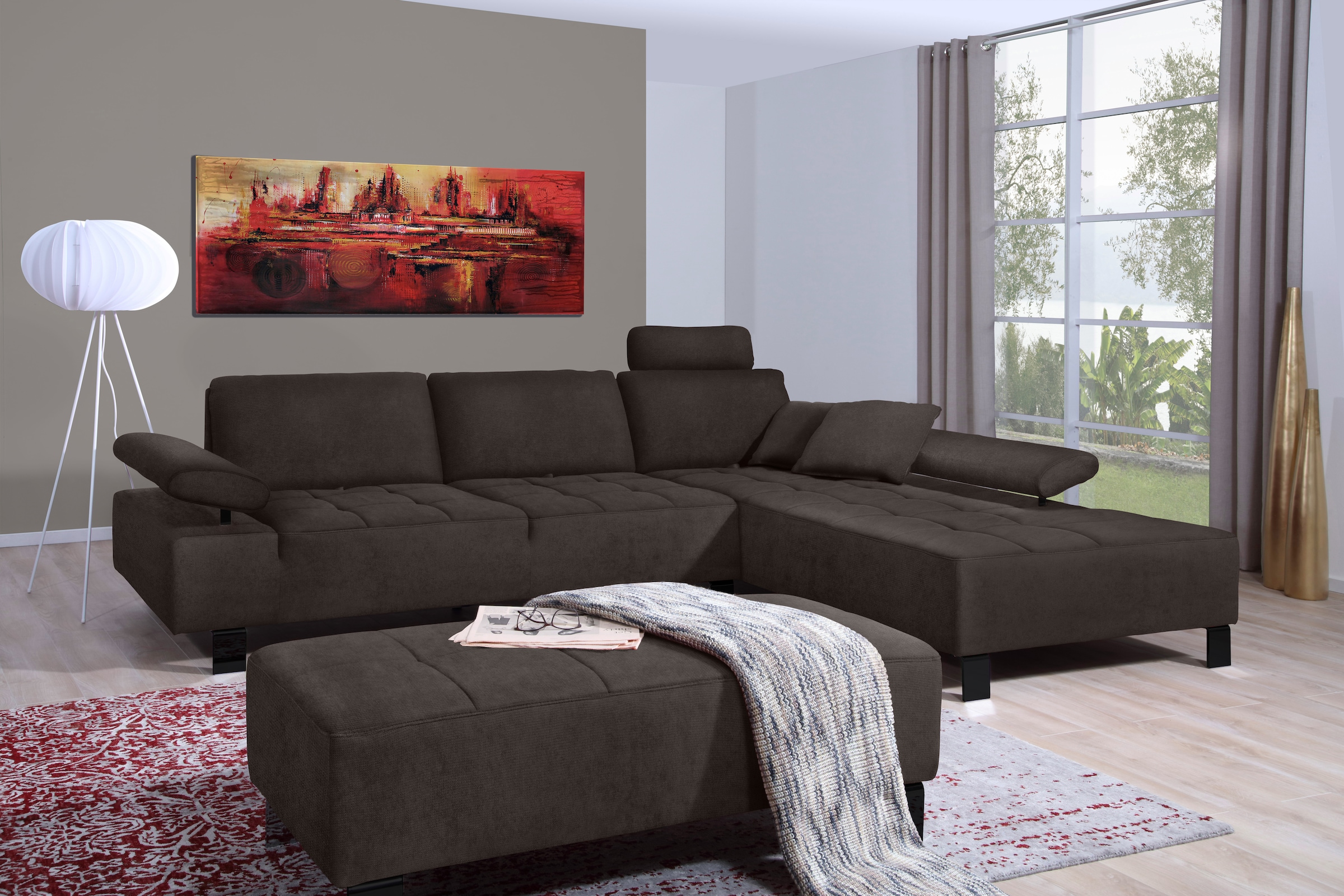 alina Sitzhocker »Royce«, 86 cm breit und 61 cm tief