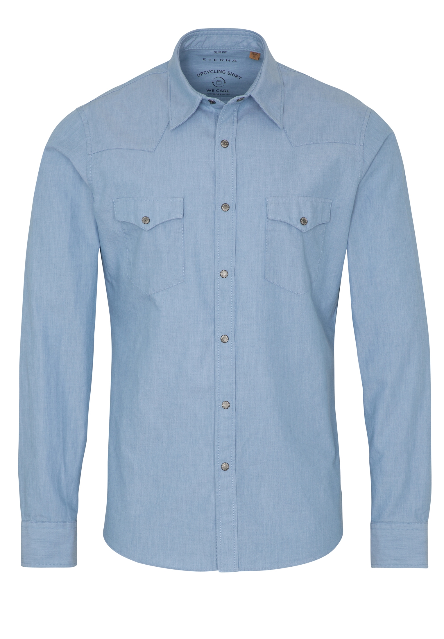 Eterna Langarmhemd »SLIM FIT«, EASY IRON (bügelleicht)