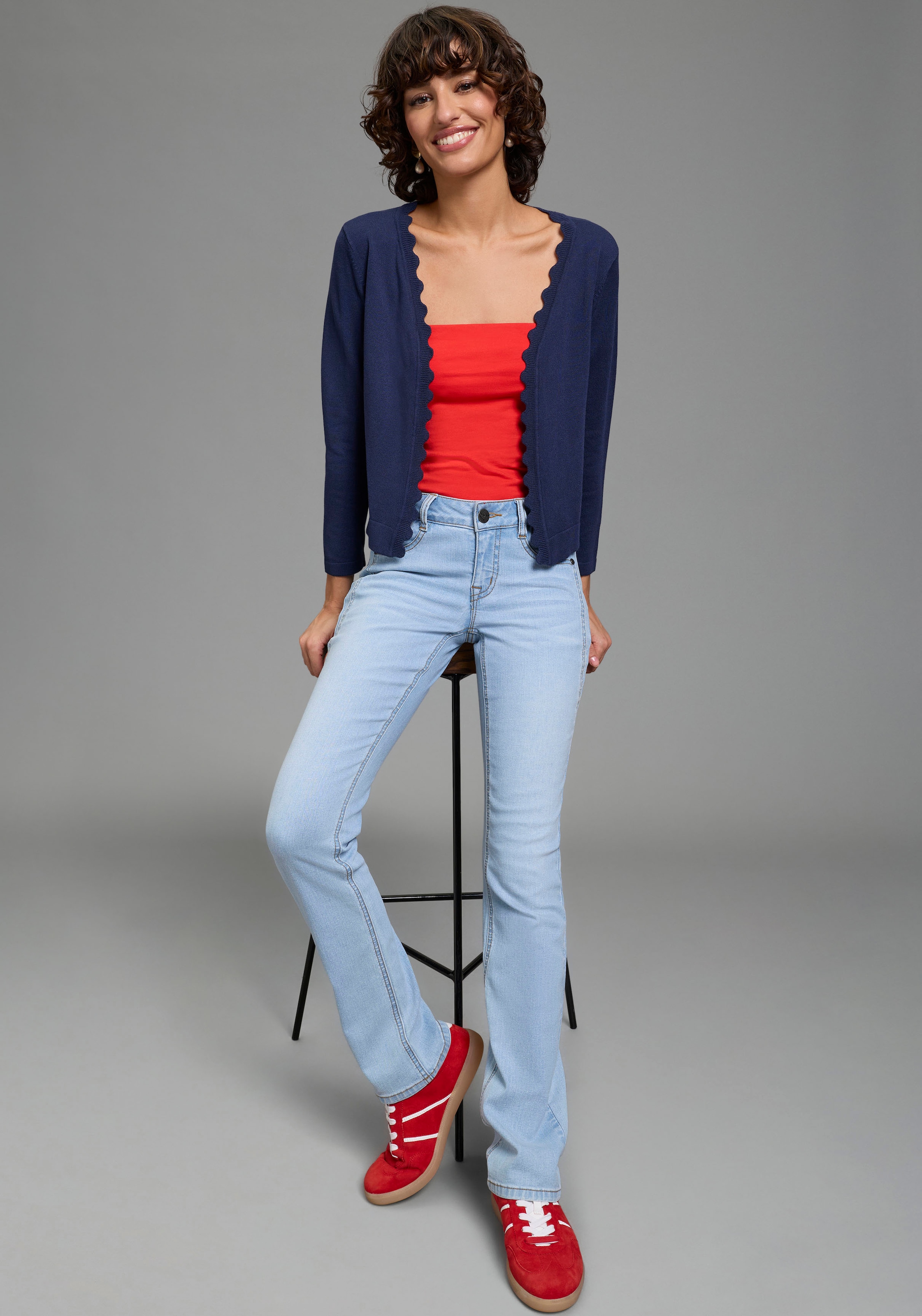 Melrose Bandeautop 2er-Pack,  mit Raffung an der Naht, durchgestepptes Rumpfabschluss