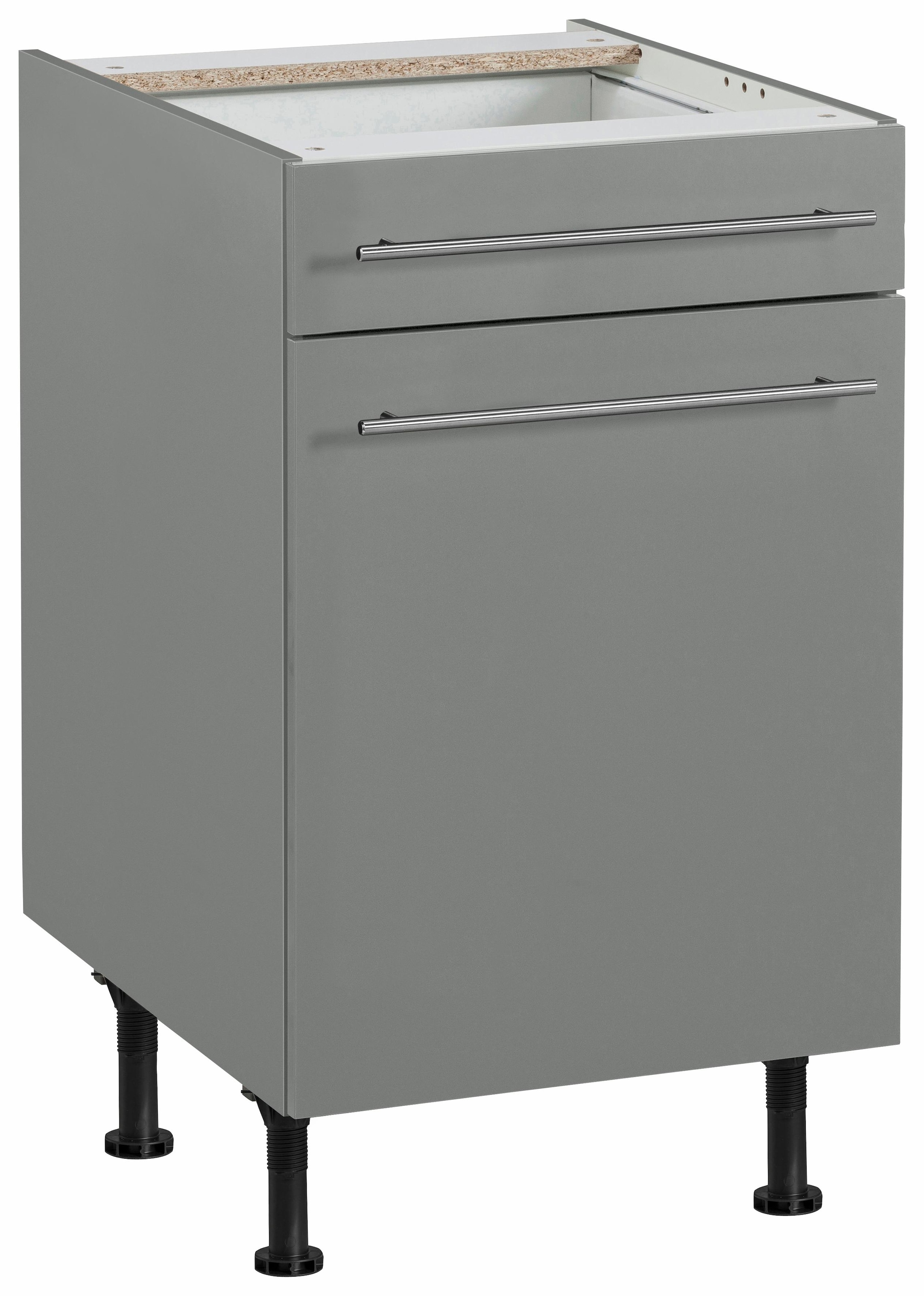 OPTIFIT Unterschrank »Bern« 50 cm breit, mit Tür und Schubkasten, höhenverstellbare Füße