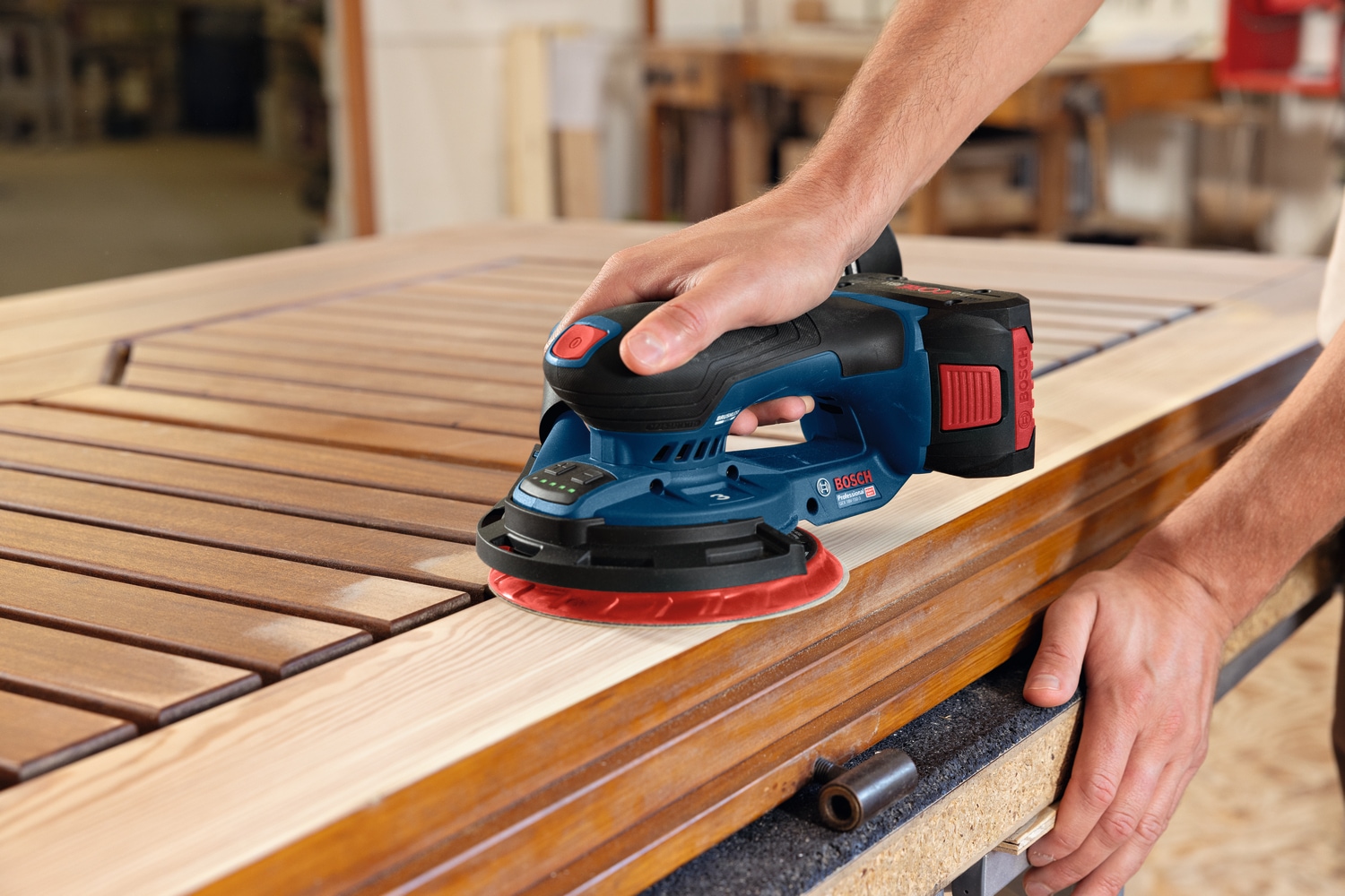 Bosch Professional Akku-Exzenterschleifer »»GLL 12V-100-33 CG««, ohne Akku, ohne Ladegerät