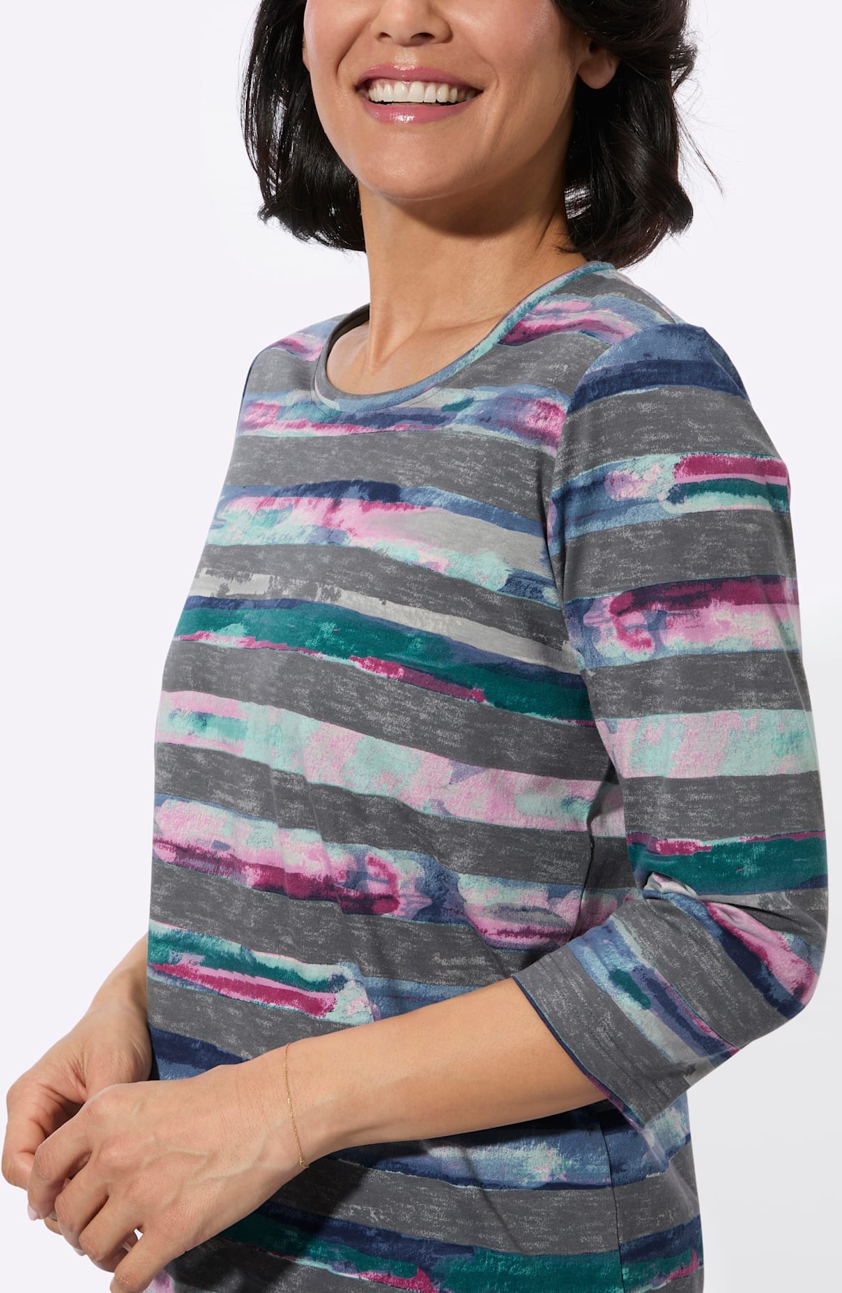 Casual Looks Rundhalsshirt »Rundhals-Shirt« 1