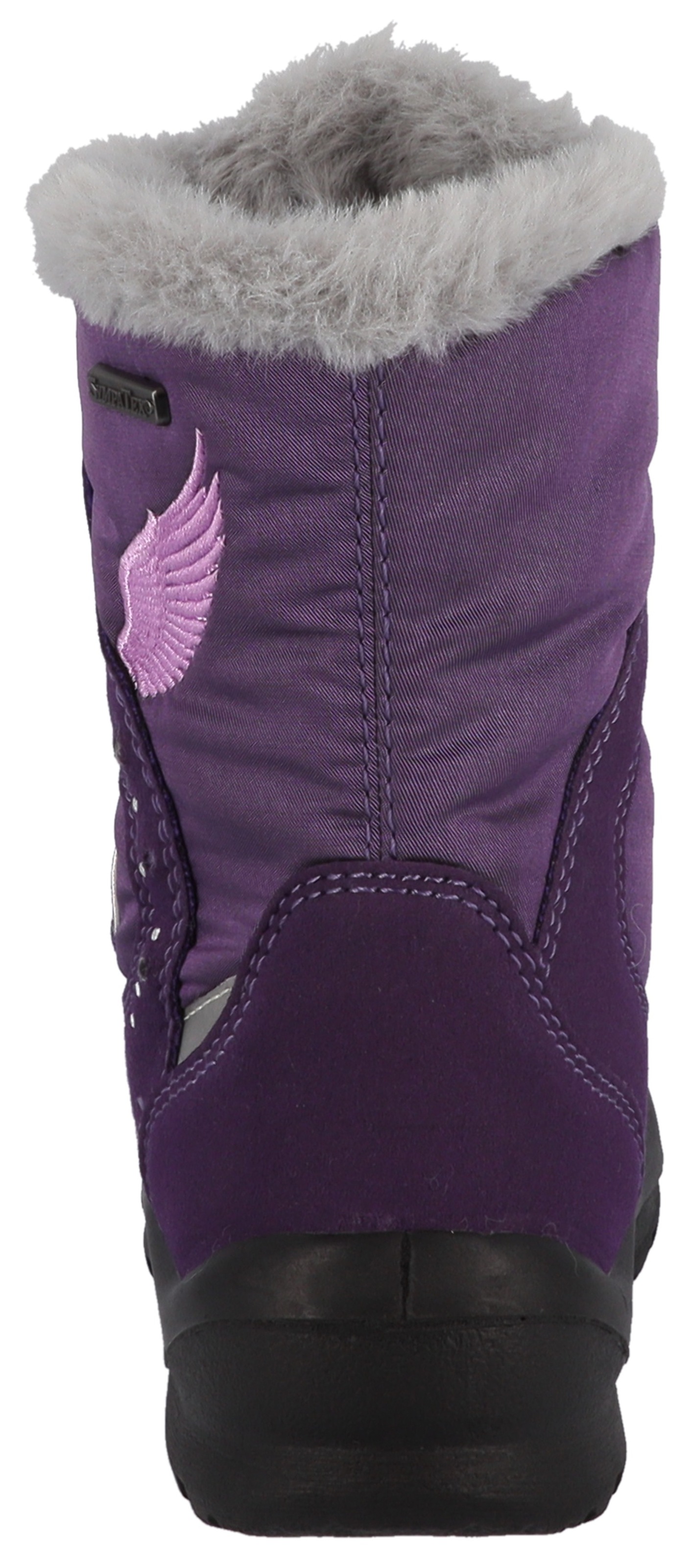 Lurchi Winterboots »Keely-SYMPATEX, Blinkschuh«  Klettstiefel mit Glitzerherz, Größenschablone zum Download