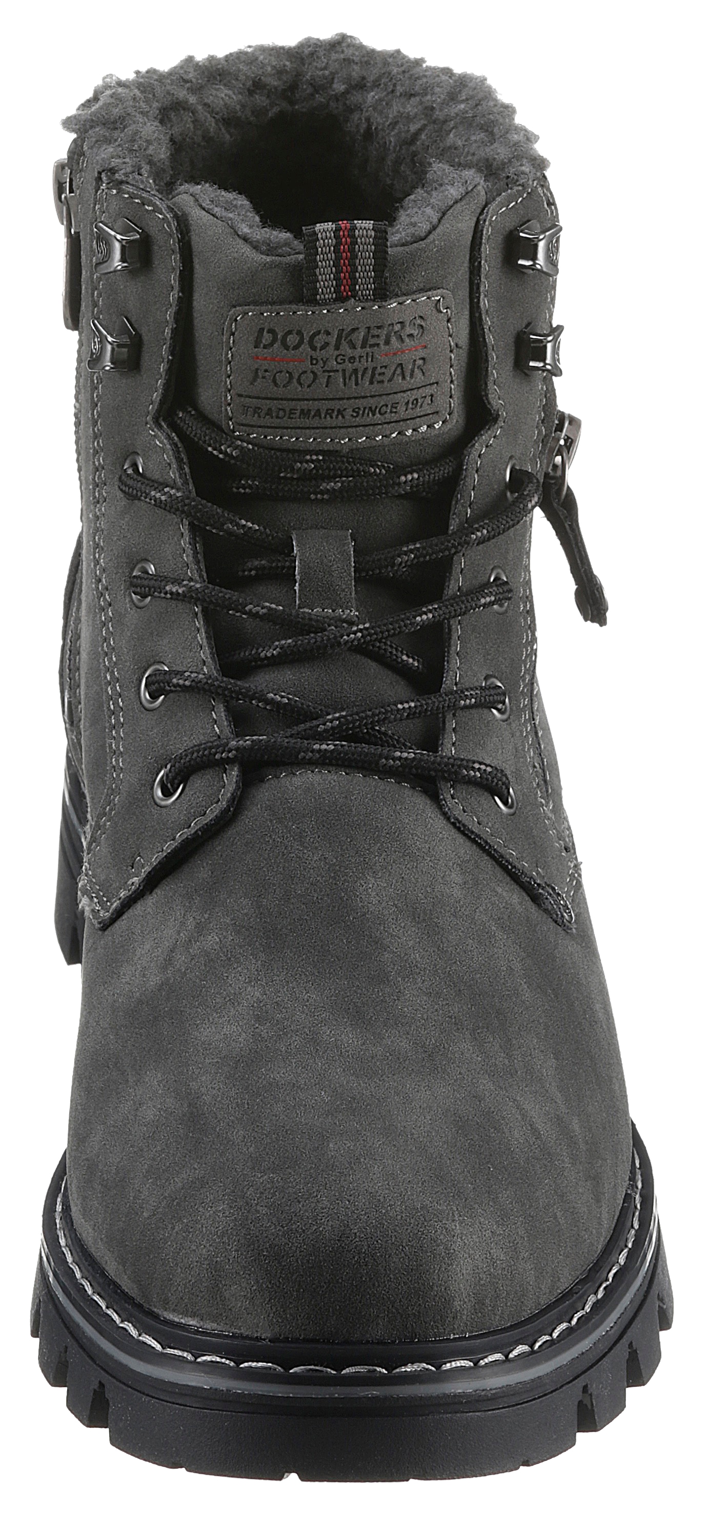 Dockers by Gerli Winterboots, Workerboots, Schnürstiefel mit Blockabsatz