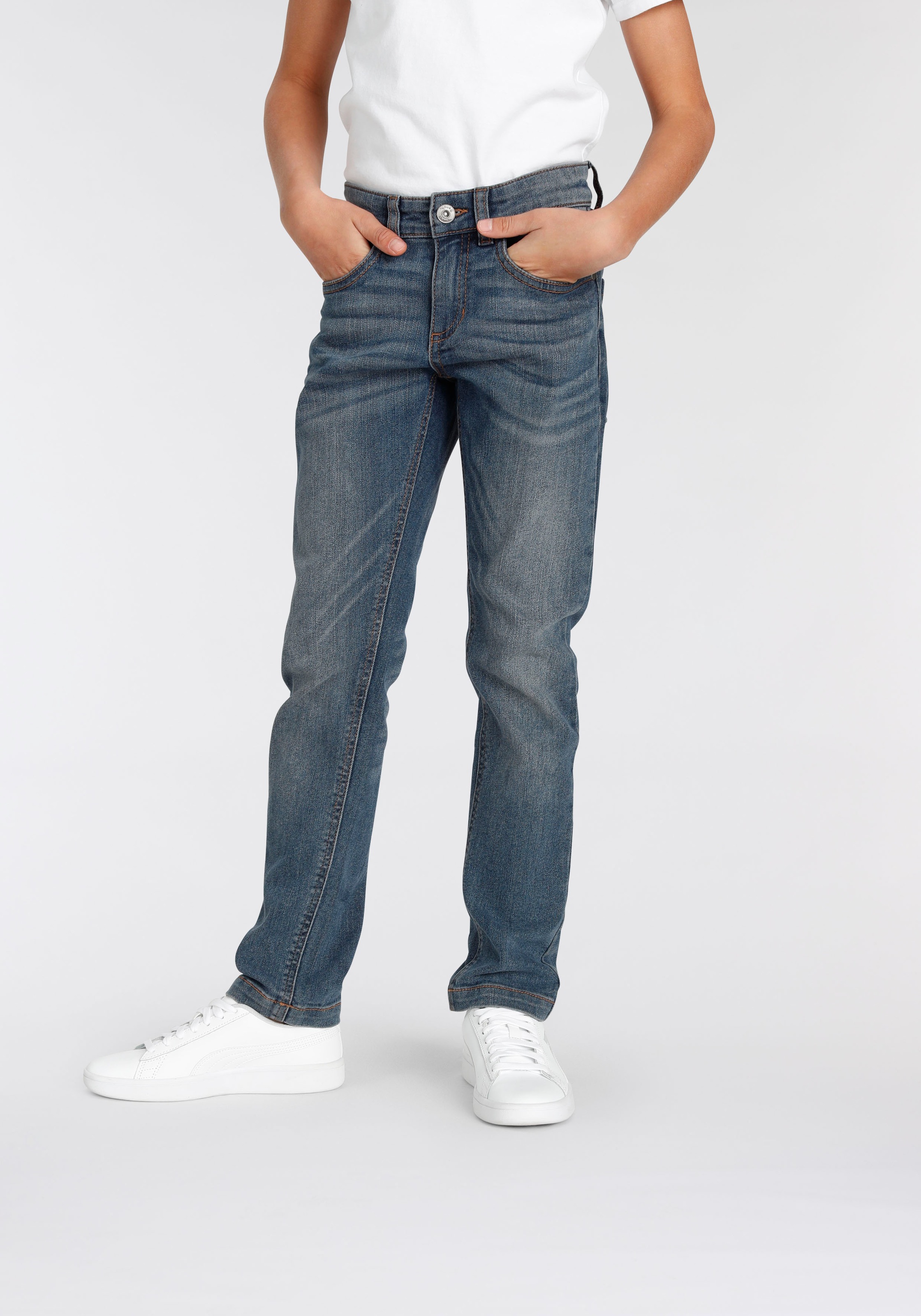 Stretch-Jeans Bein« Bench. bei mit fit schmalem OTTO »regular