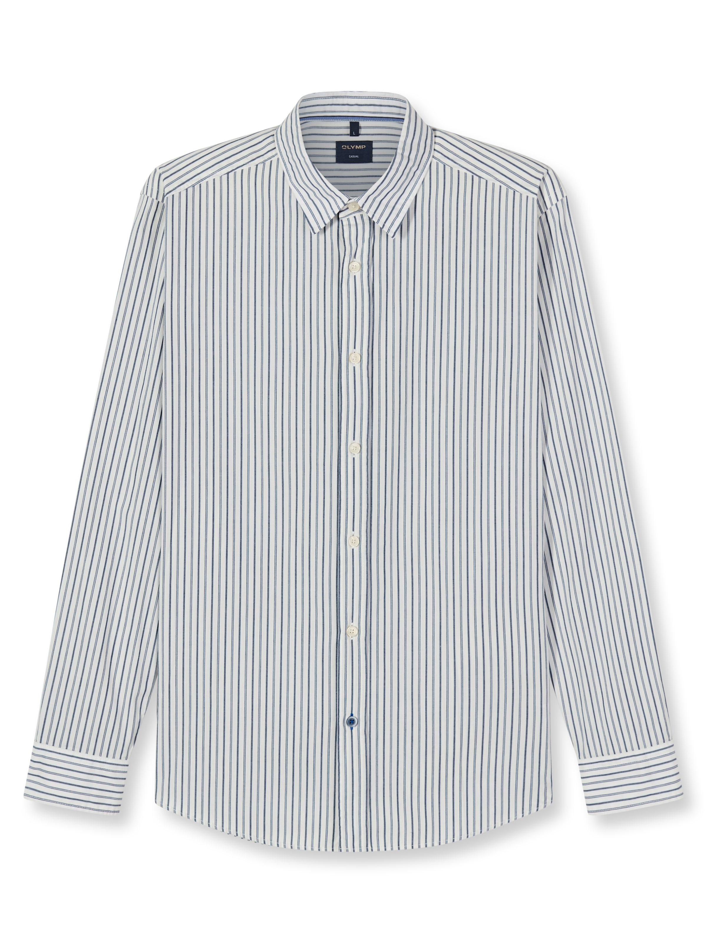 OLYMP Langarmhemd Freizeithemd, regular fit, Kentkragen