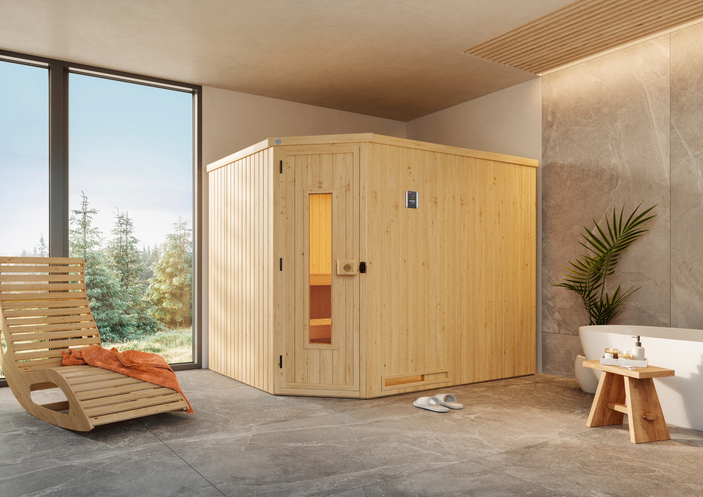 weka Sauna »Varberg 4«, ohne Ofen