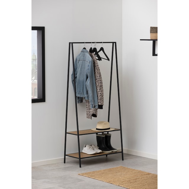 ACTONA GROUP Garderobenständer, (1 St., 1), Metallgestell im modernen  Industrielook, 2 Einlegeböden, Breite 77 cm bestellen im OTTO Online Shop