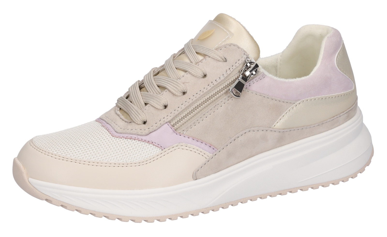 Waldläufer Plateausneaker »H-MARA«, Halbschuh, Freizeitschuh, Schnürschuh in Komfortweite H