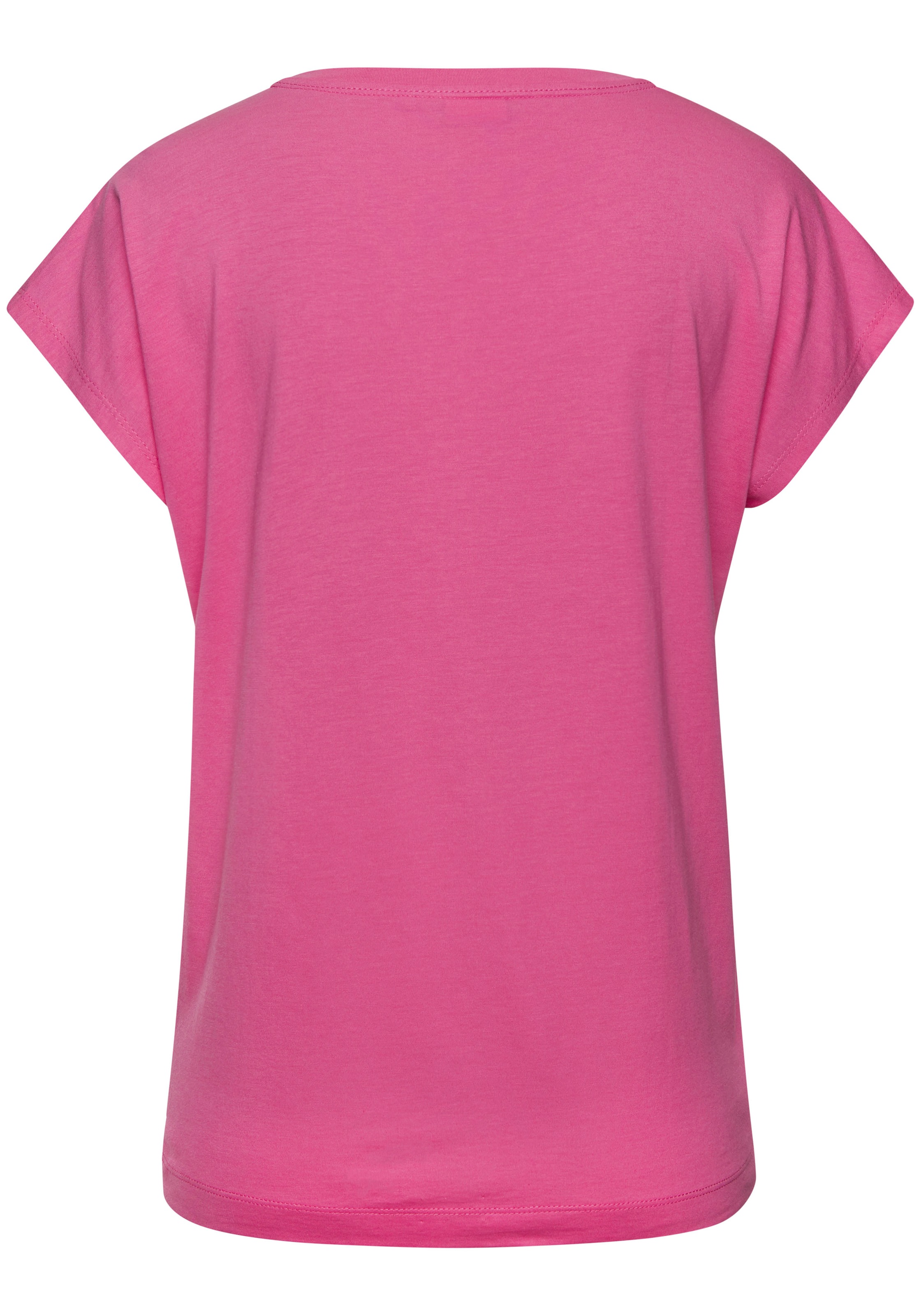 LASCANA Pyjamaoberteil, mit Folienprint