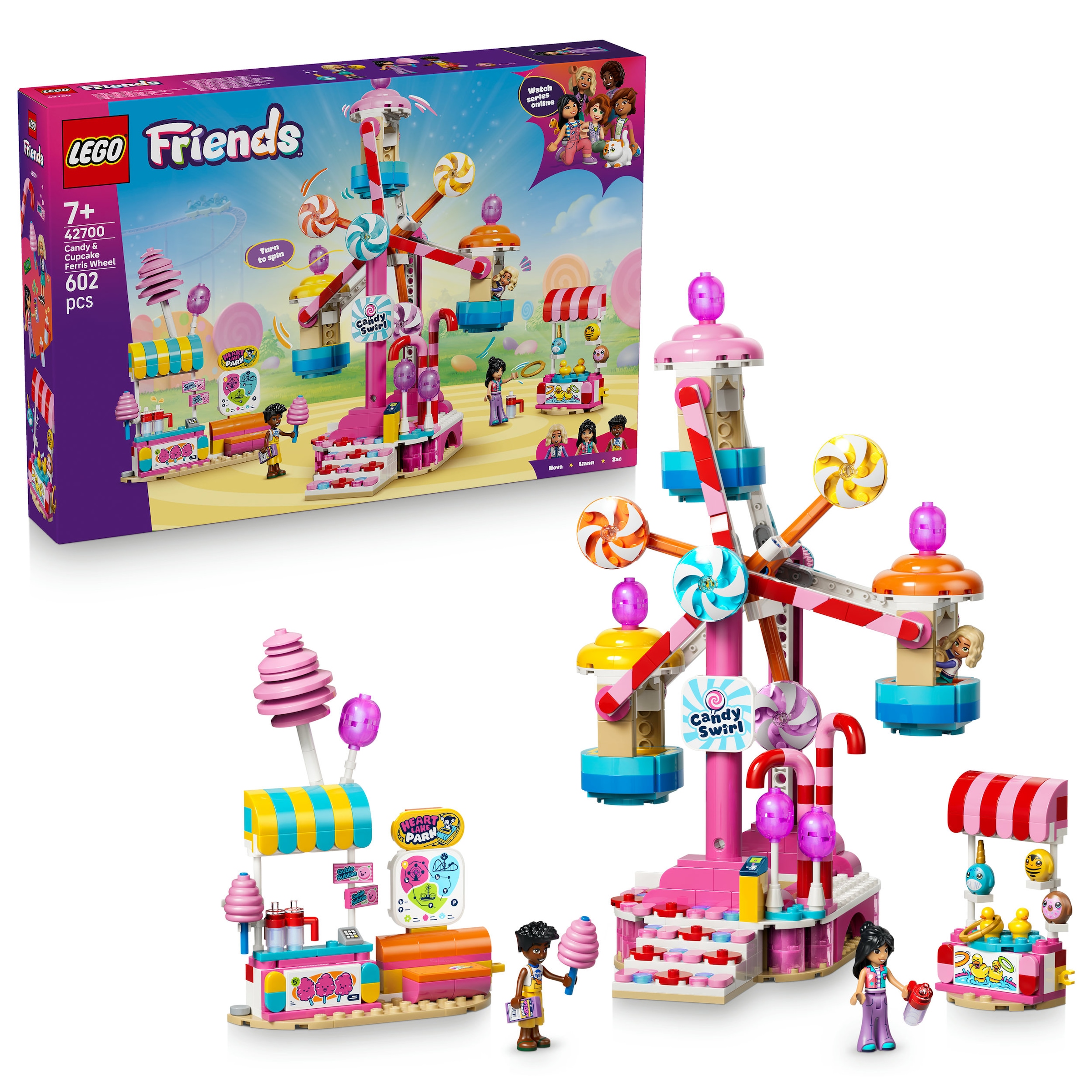 LEGO® Konstruktionsspielsteine »Cupcake-Riesenrad (42700), LEGO Friends« Made in Europe