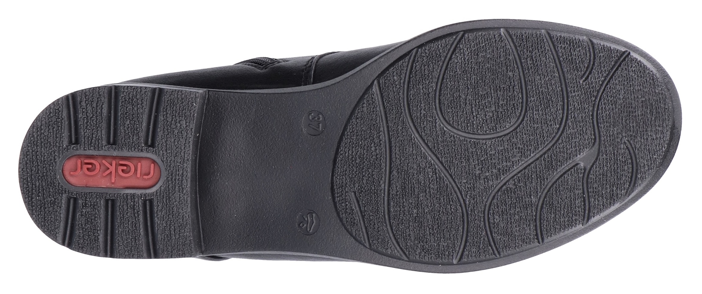 Rieker Winterstiefelette  Schnürstiefelette, Boots, Blockabsatz, mit Schmuckelementen