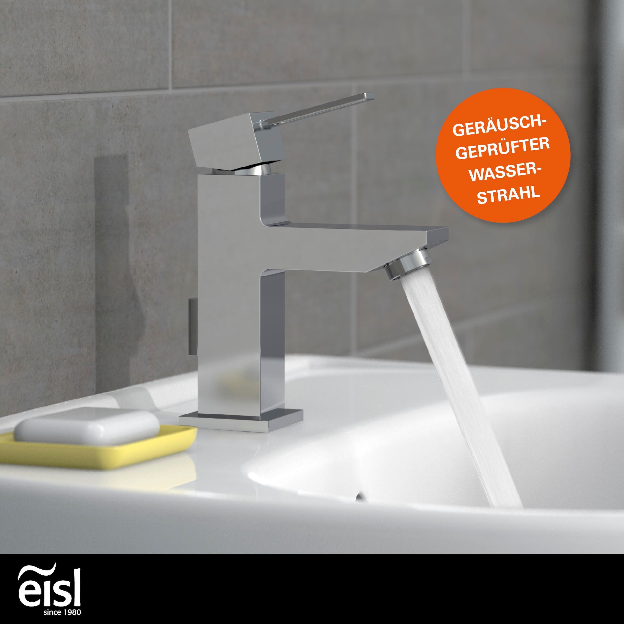 Eisl Waschtischarmatur »CALVINO« geräuscharme Kartusche, Marken-Mischdüse, inkl. Zugstange