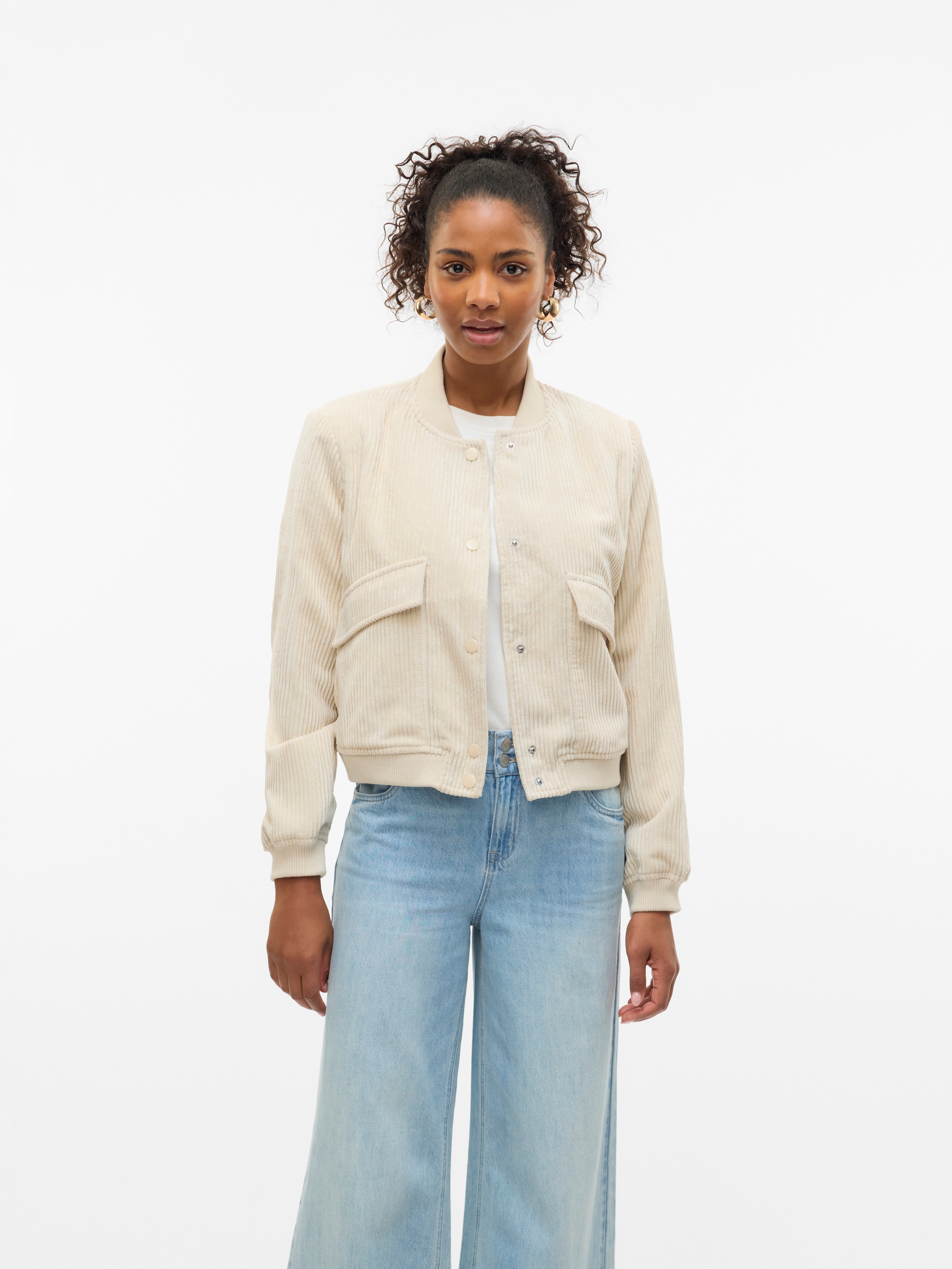 Vero Moda Outdoorjacke »VMRAINIE AMALA SHORT JACKET«, ohne Kapuze