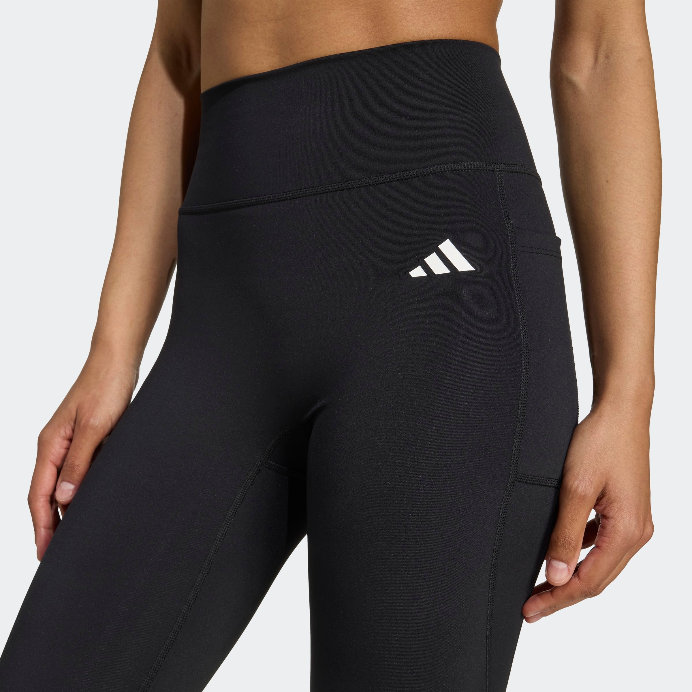 adidas Performance Trainingstights »OPTIME ESSENTIALS 7/8-LEGGINGS, OHNE VORDERNAHT«