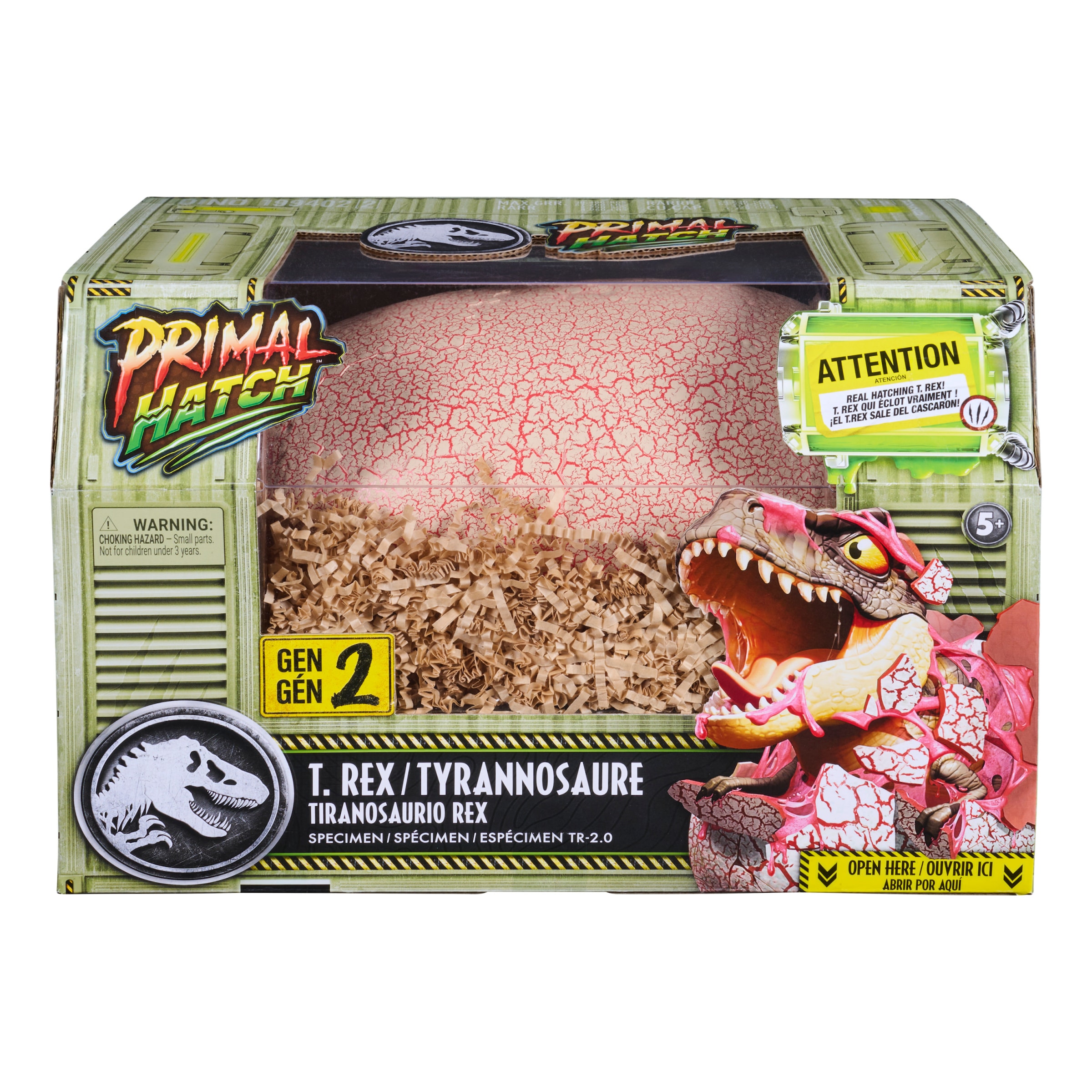 Spin Master Spielfigur »Primal Hatch – Jurassic World Rebirth T-Rex im Ei«