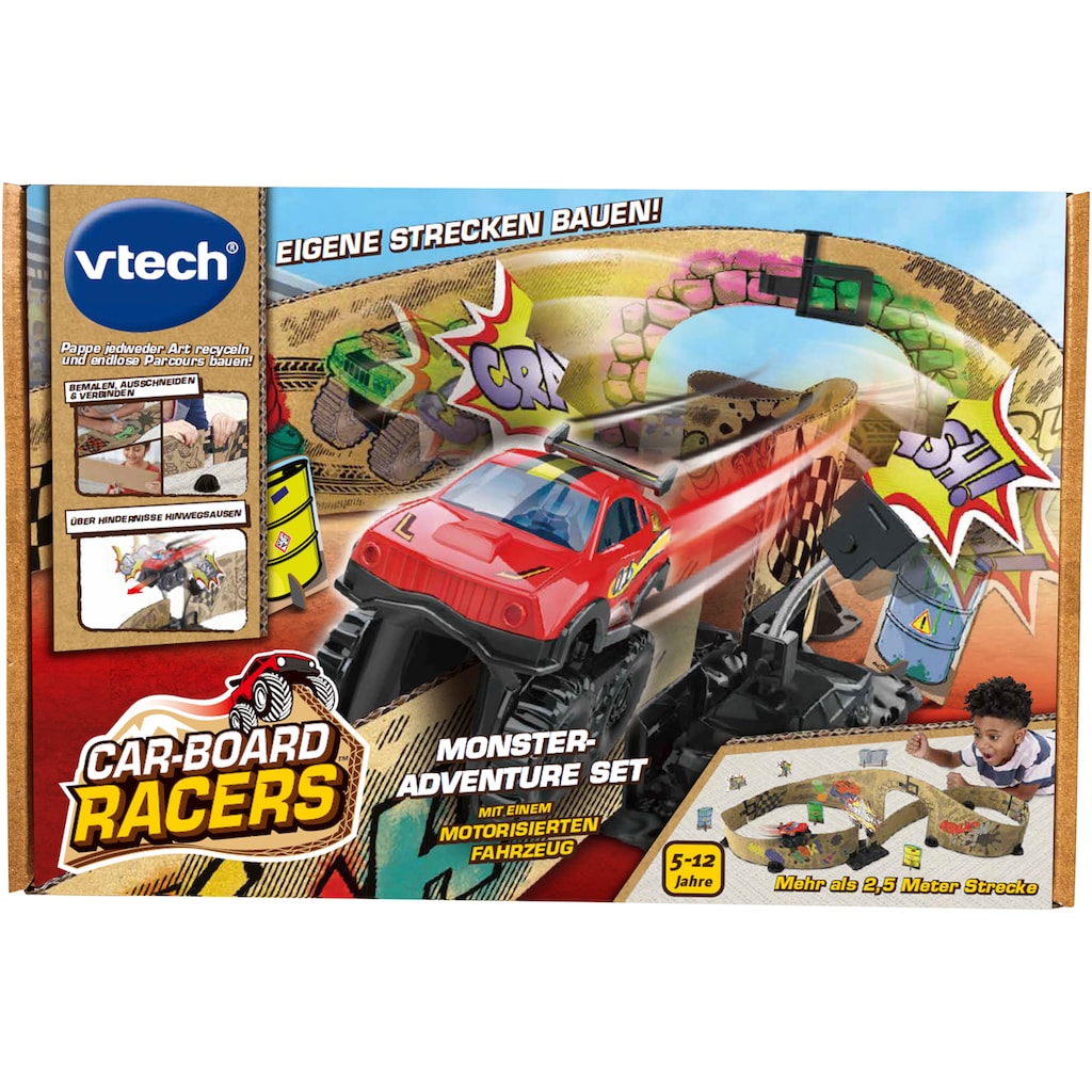 Vtech® Spielzeug-Monstertruck »Car-Board Racers - Monster-Advnture Set«