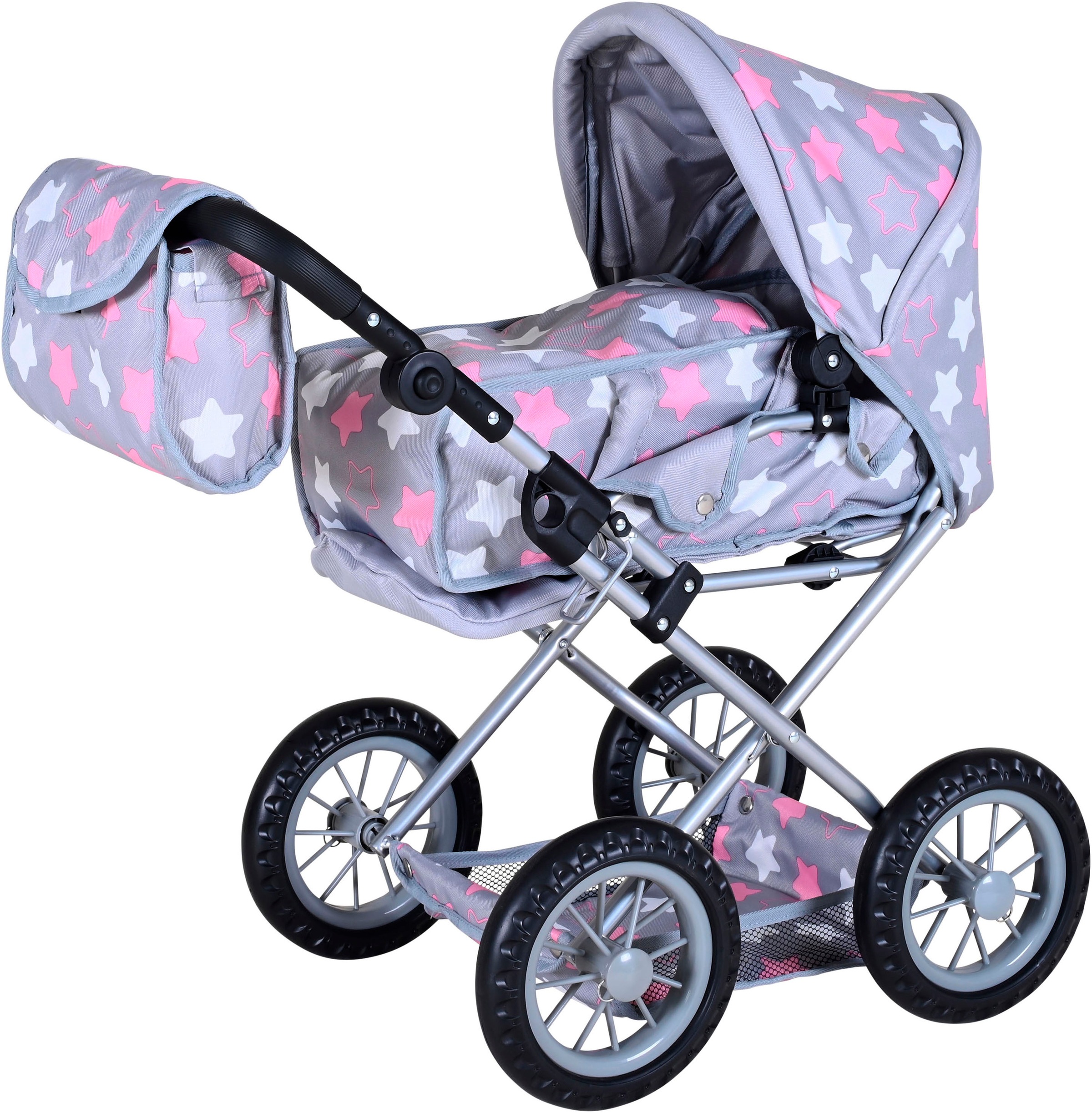 Knorrtoys® Kombi-Puppenwagen »Ruby«, mit Wickeltasche