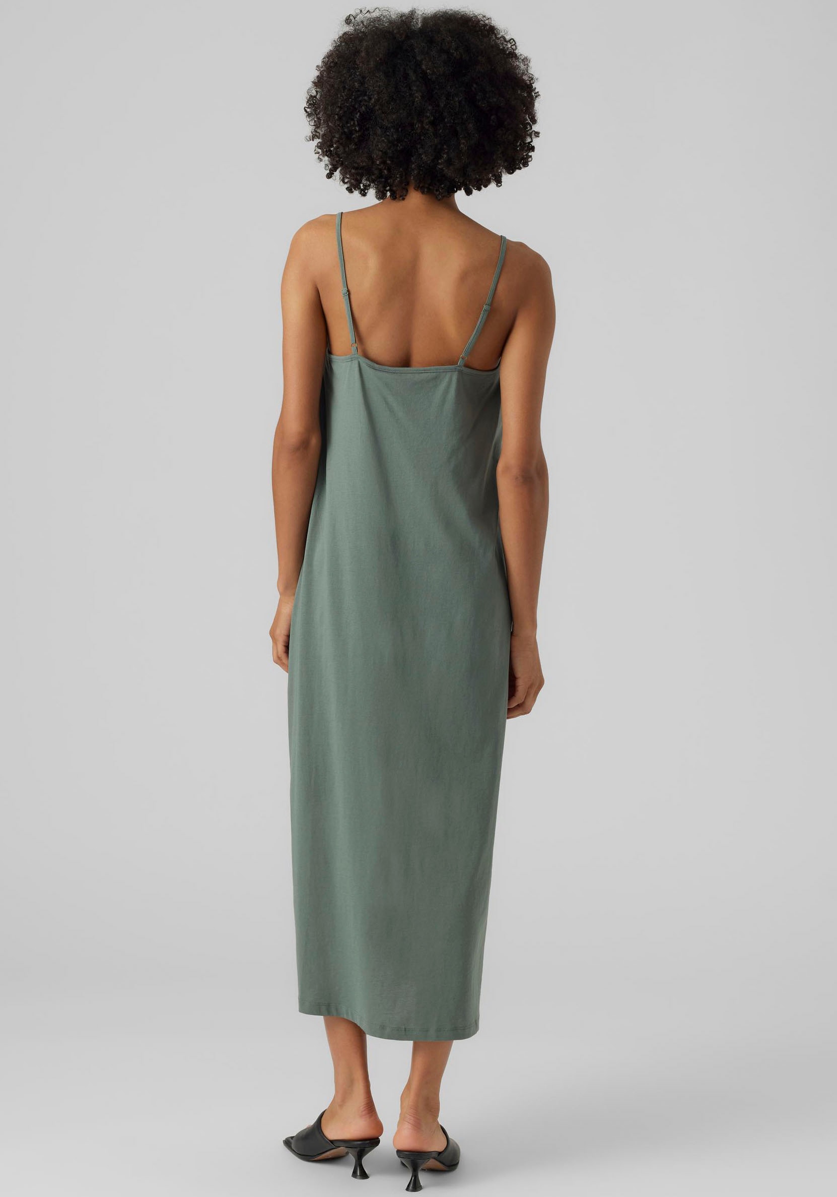 Vero Moda Maxikleid »VMLUNA SINGLET ANKLE DRESS NOOS« Baumwollmischung, regular fit