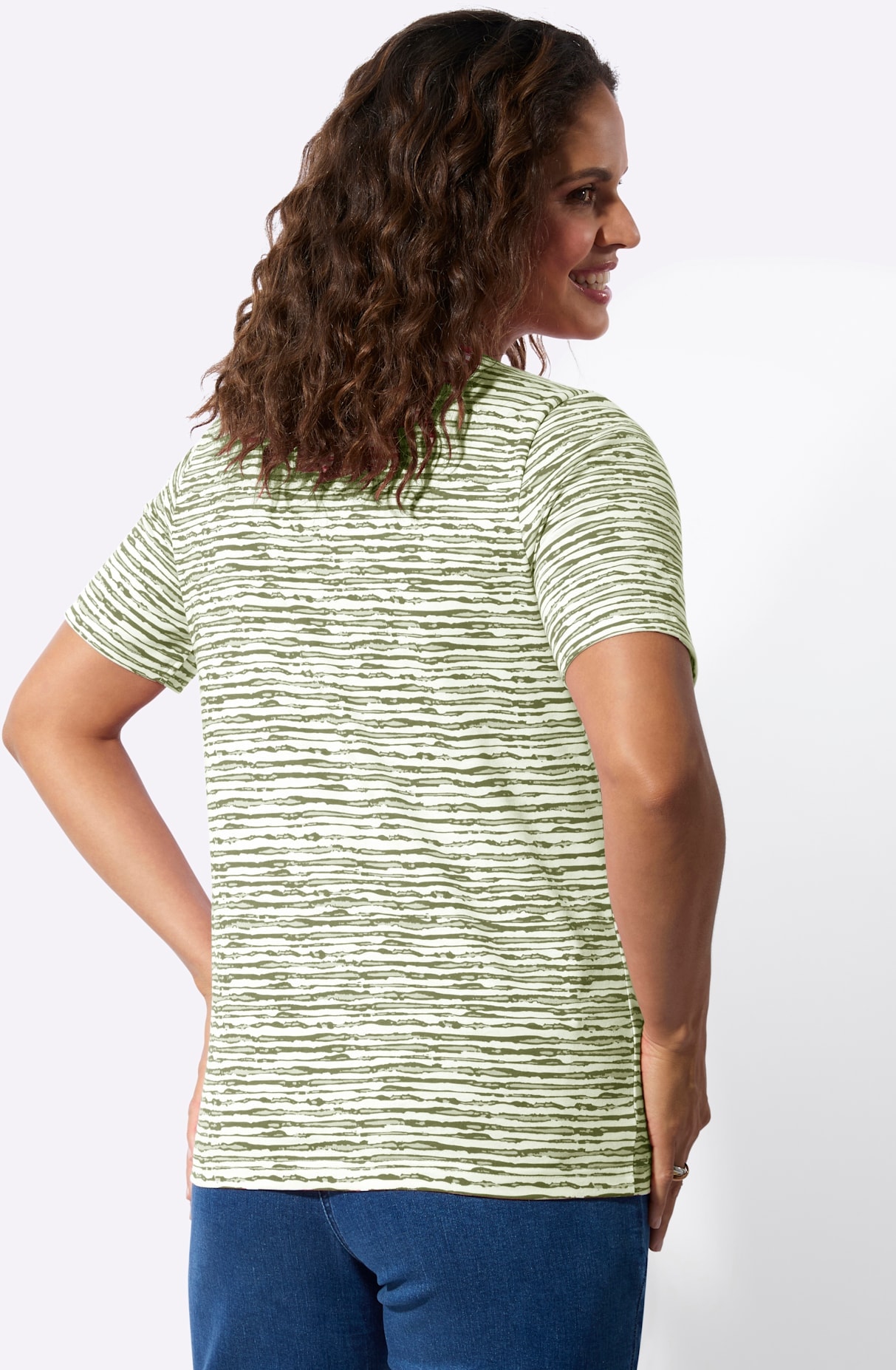 Casual Looks Kurzarmshirt »Rundhals-Shirt« 1 tlg.