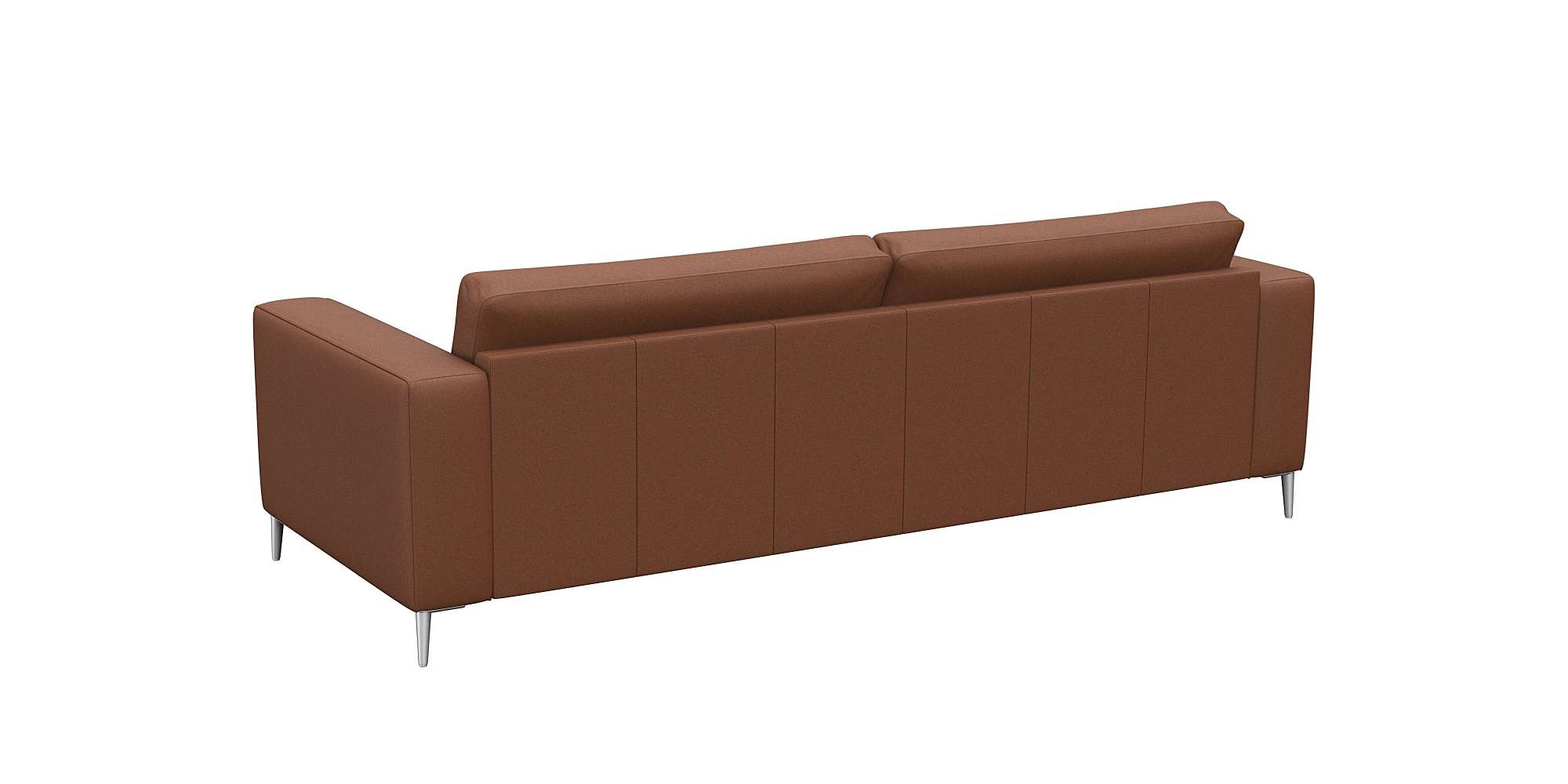 FLEXLUX 3-Sitzer »Fiore, super Sitzkomfort durch Kaltschaum im Sitz«, breite Armlehnen, Füße Alu