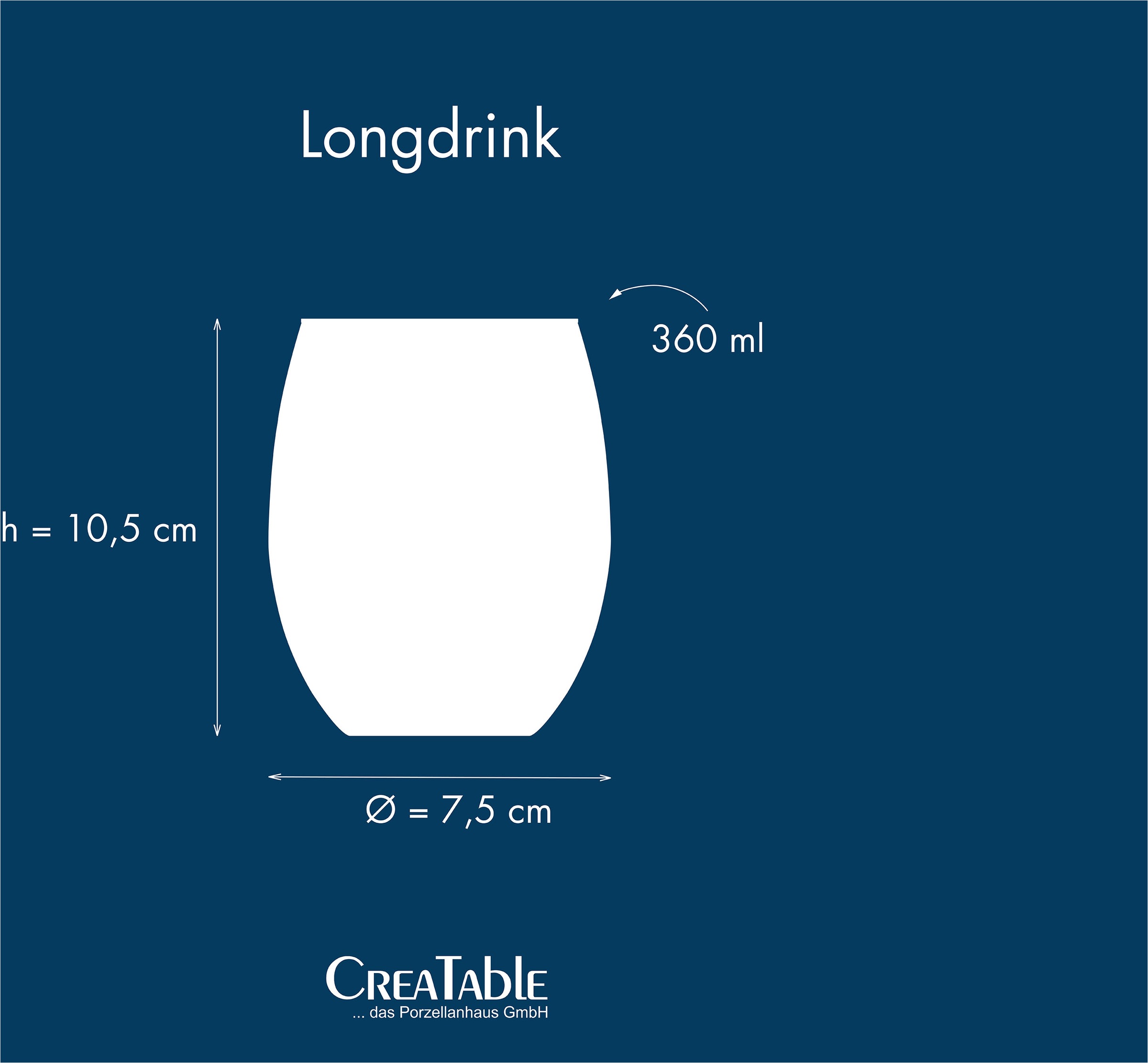 CreaTable Longdrinkglas »Swirly Spring, Longdrinkgläser-Set, 4-tlg.« Rillen Relief, Modern, Sommerlich, Leicht