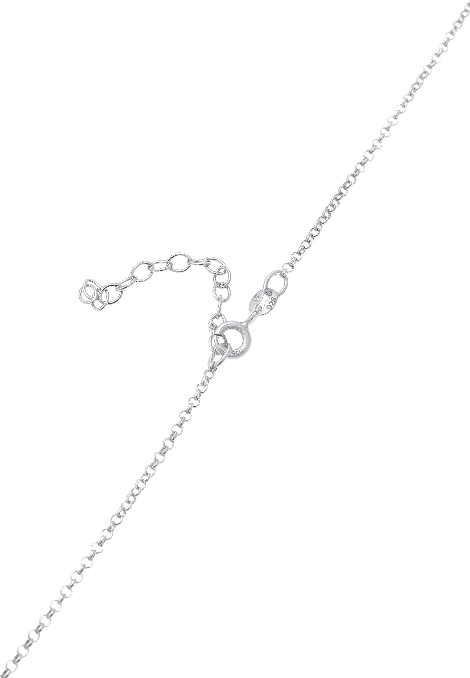 Elli Silberkette »Halskette Y-Kette Kugel 925 Silber, mit Kristallen von Swarovski®«