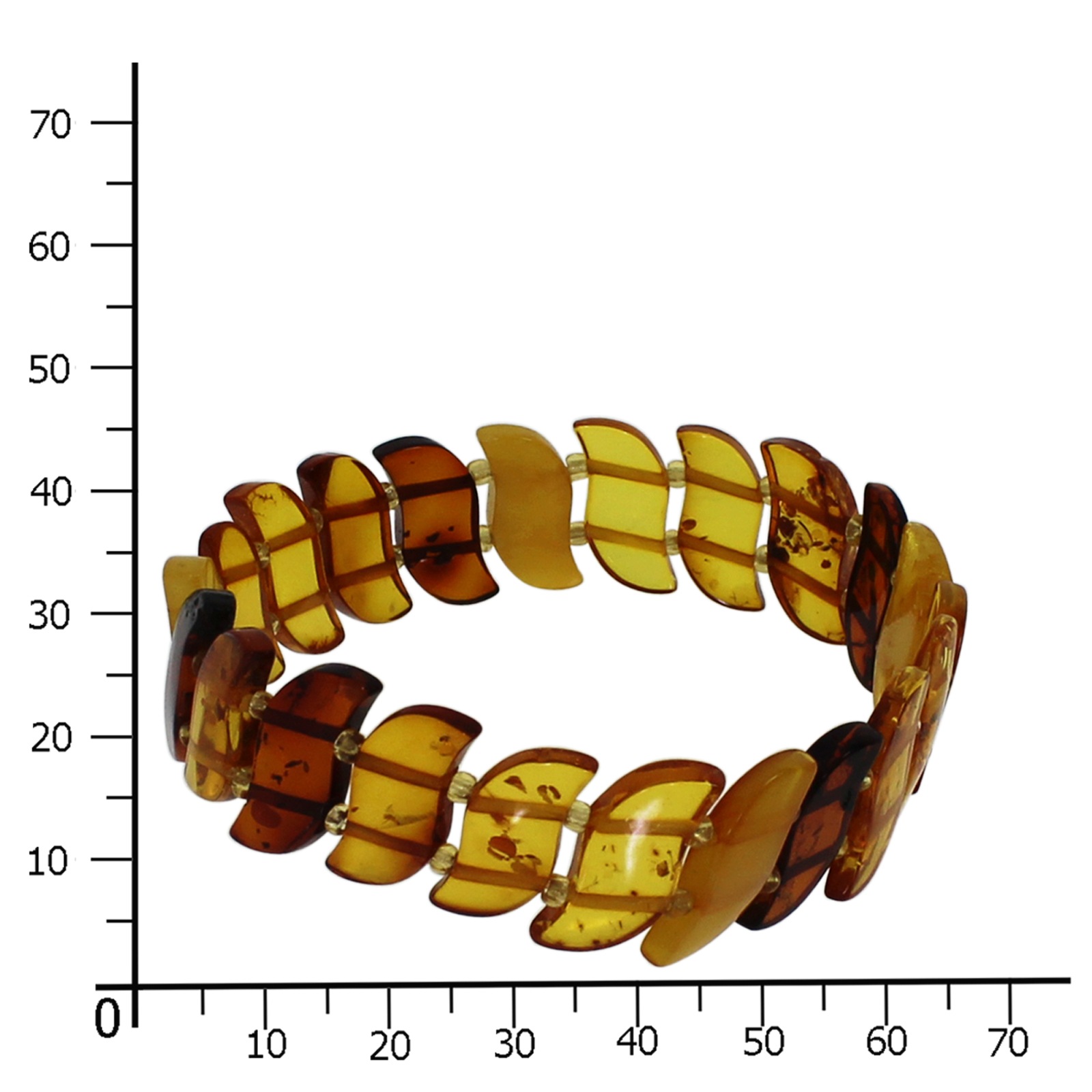 OSTSEE-SCHMUCK Armband »- Uzma - Bernstein -,«
