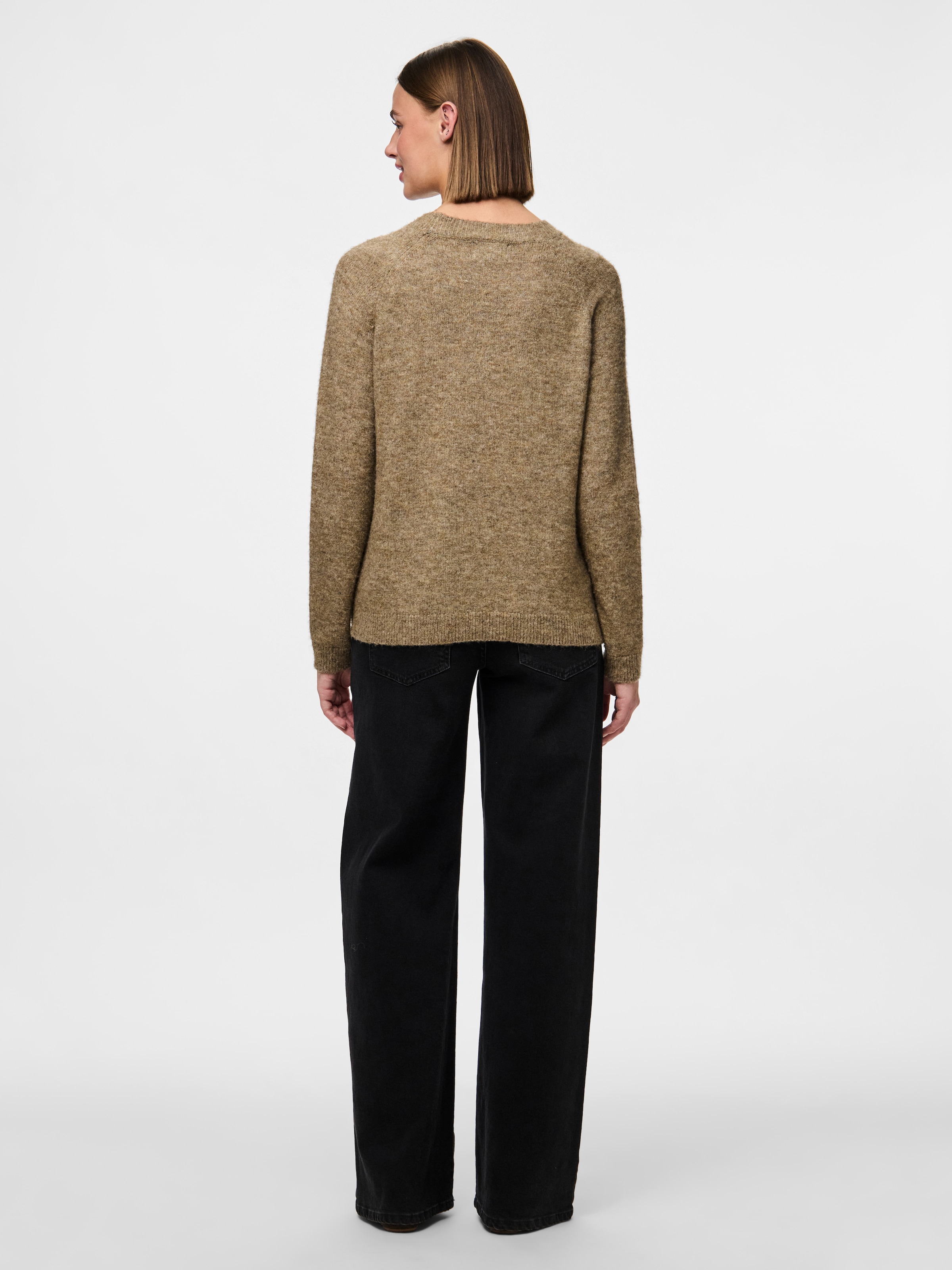 pieces Strickpullover »PCJULIANA LS O-NECK KNIT NOOS BC«