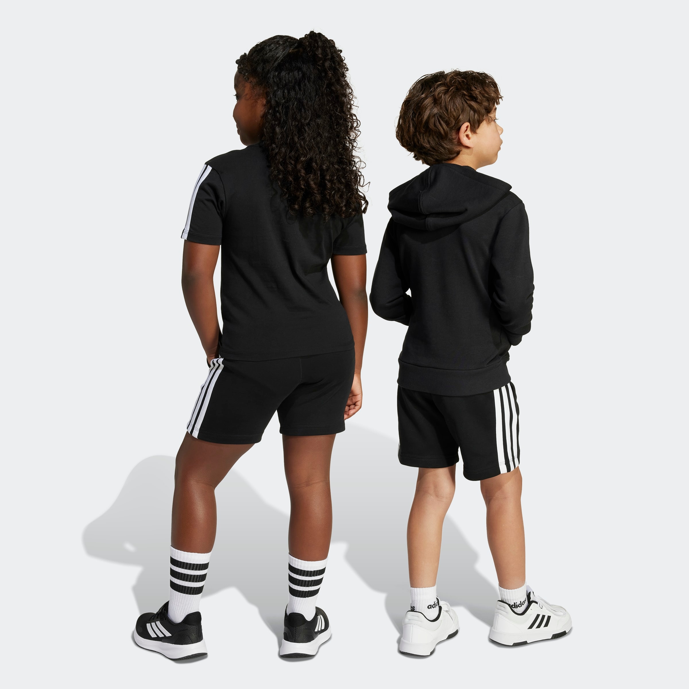 adidas Sportswear »LK 3S FT SH 220«  für Kinder, mit sportlichen 3-Streifen, aus Baumwolle und Polyester