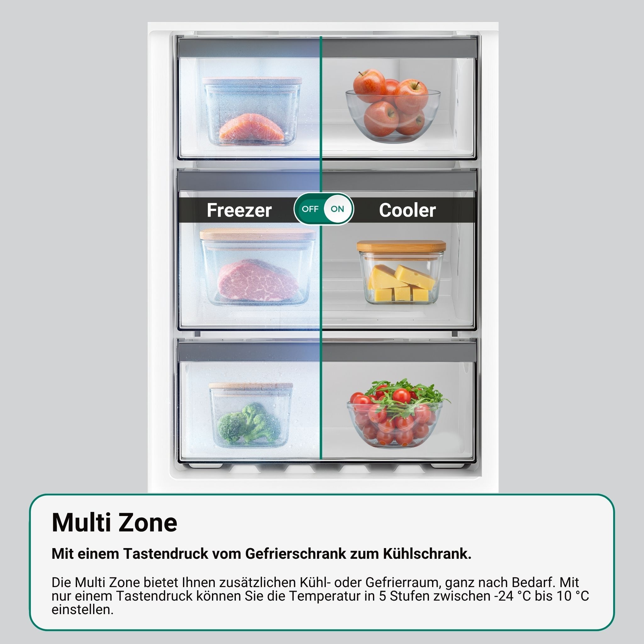 BAUKNECHT Gefriertruhe »GTE 150MD« 85 cm hoch 70,5 cm breit Mit Multi Zone mit nur einem Tastendruck vom Gefrier- zum Kühlgerät