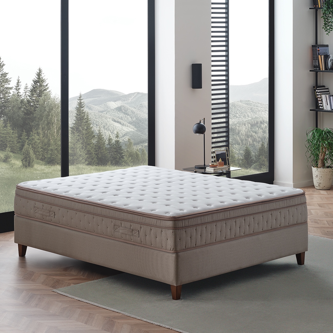Yatas Bedding Taschenfederkernmatratze »Matratze Yatas Royal - waschbarer Matratzenbezug mit antistatischer Wirkung - hoher Liegekomfort dank Luxushöhe von 28 cm«, 28 cm hoch, (1 St.), optimale Körperunterstützung, schnelle Feuchtigkeitsverdunstung