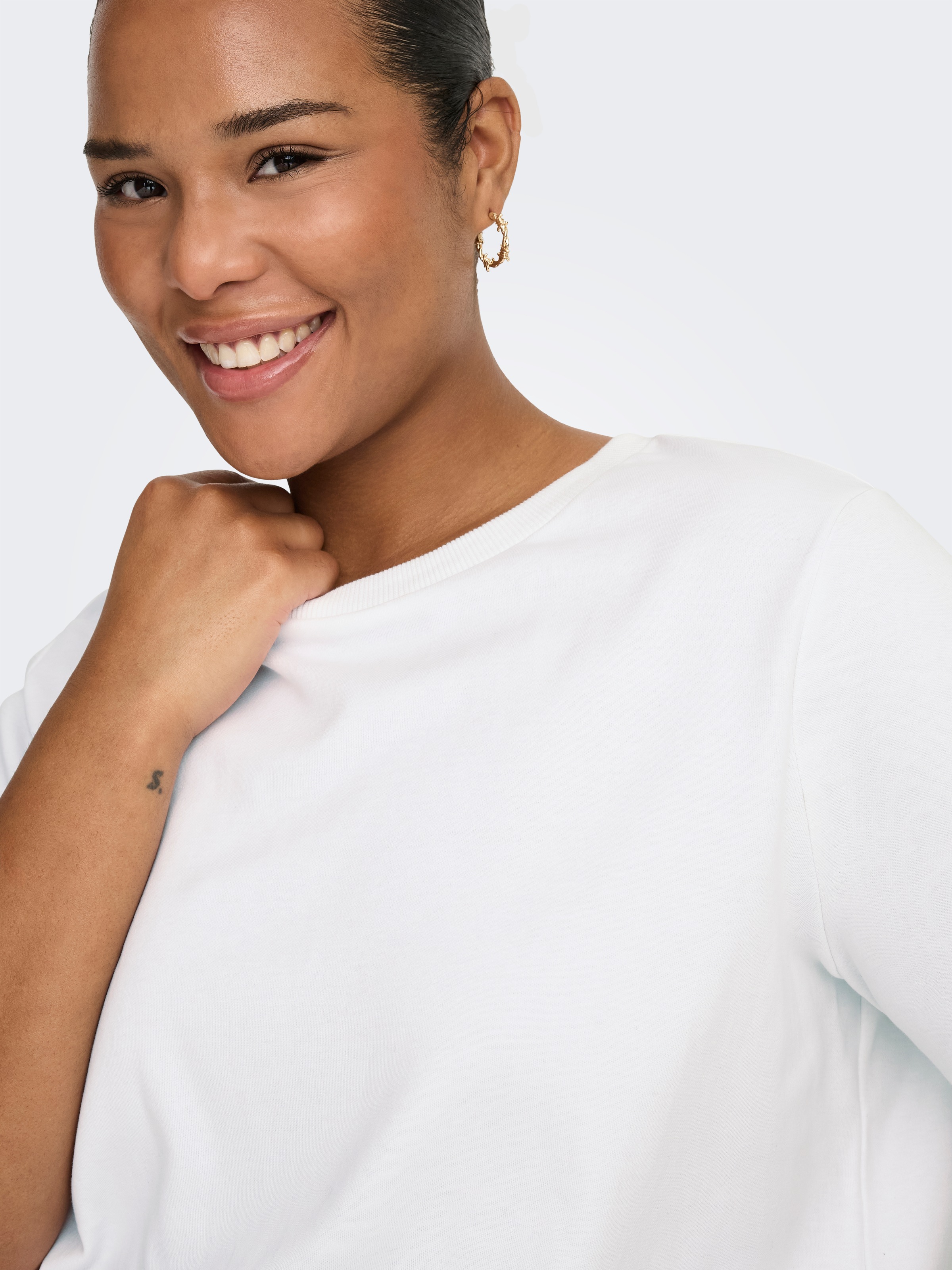 ONLY CARMAKOMA T-Shirt »CARJEN SS JEANS TEE JRS«