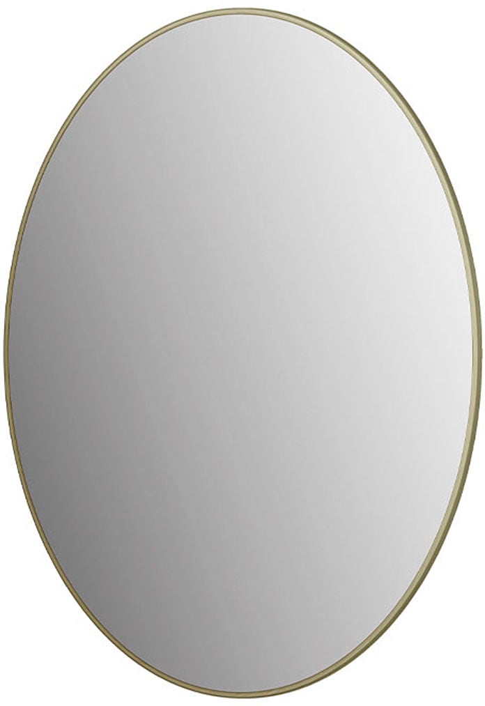 Talos Badspiegel »Picasso gold Ø 80 cm«, hochwertiger Aluminiumrahmen