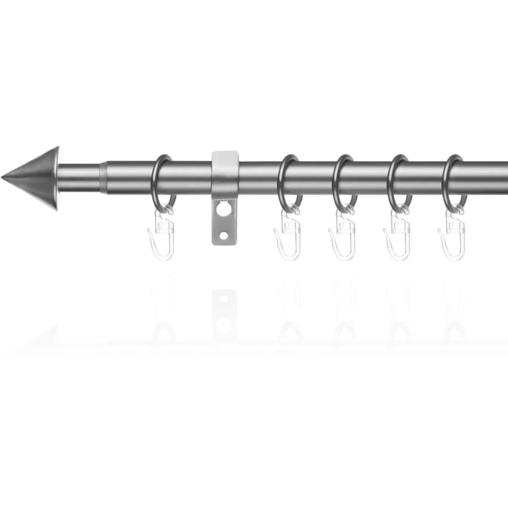 LICHTBLICK ORIGINAL Gardinenstange »Gardinenstange Kegel, 20 mm, ausziehbar, 1 läufig 130 - 240 cm«, 1 läufig-läufig, ausziehbar