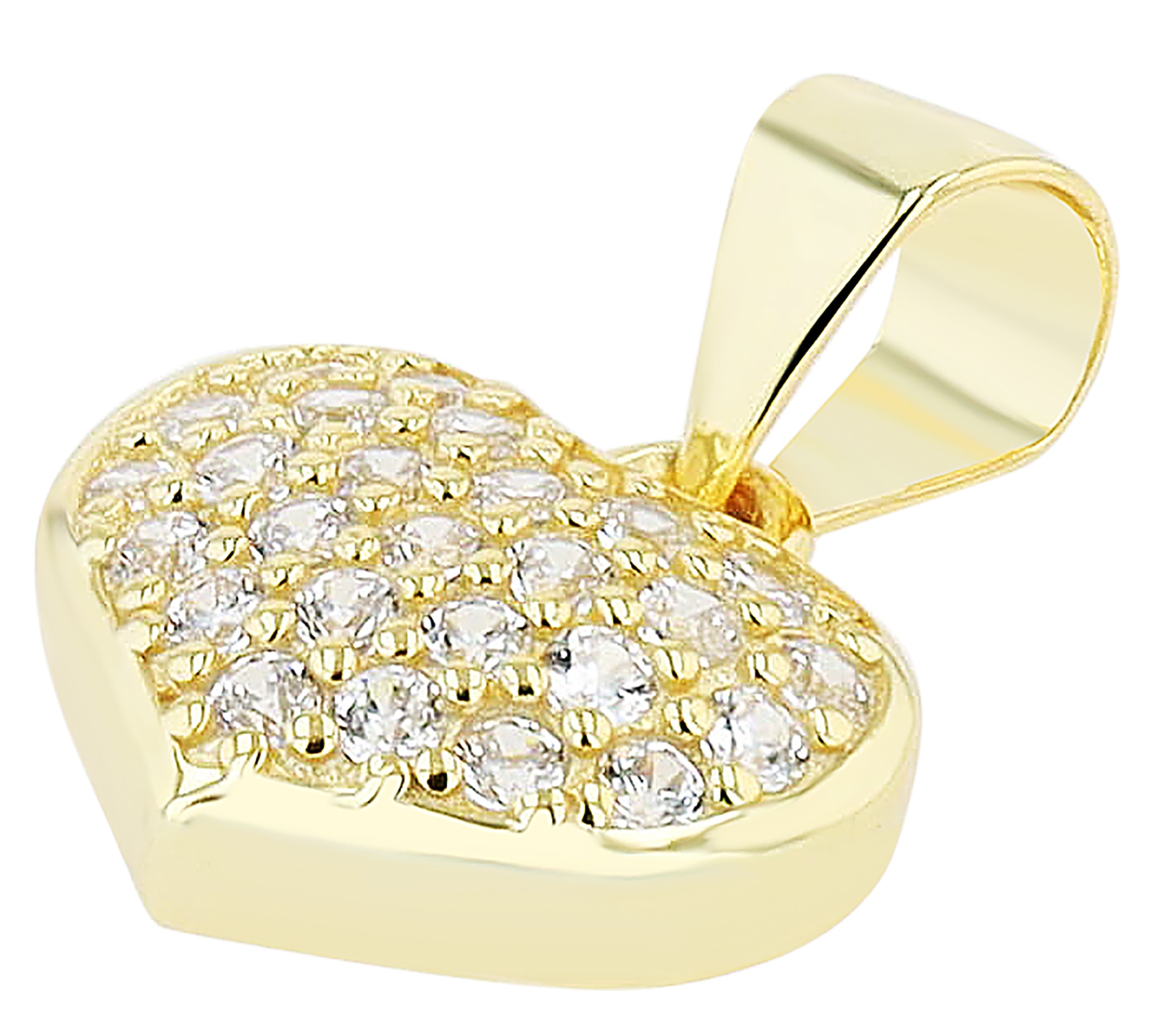 Adelia´s Herzanhänger »Damen Anhänger ¿ Herz Herzanhänger aus 925 Silber mit Zirkonia«