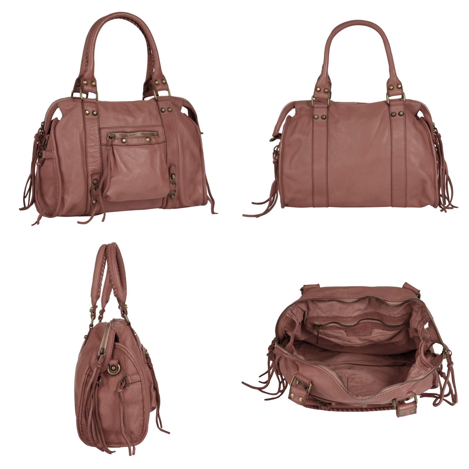 Samantha Look Shopper, echt Leder, Made in Italy