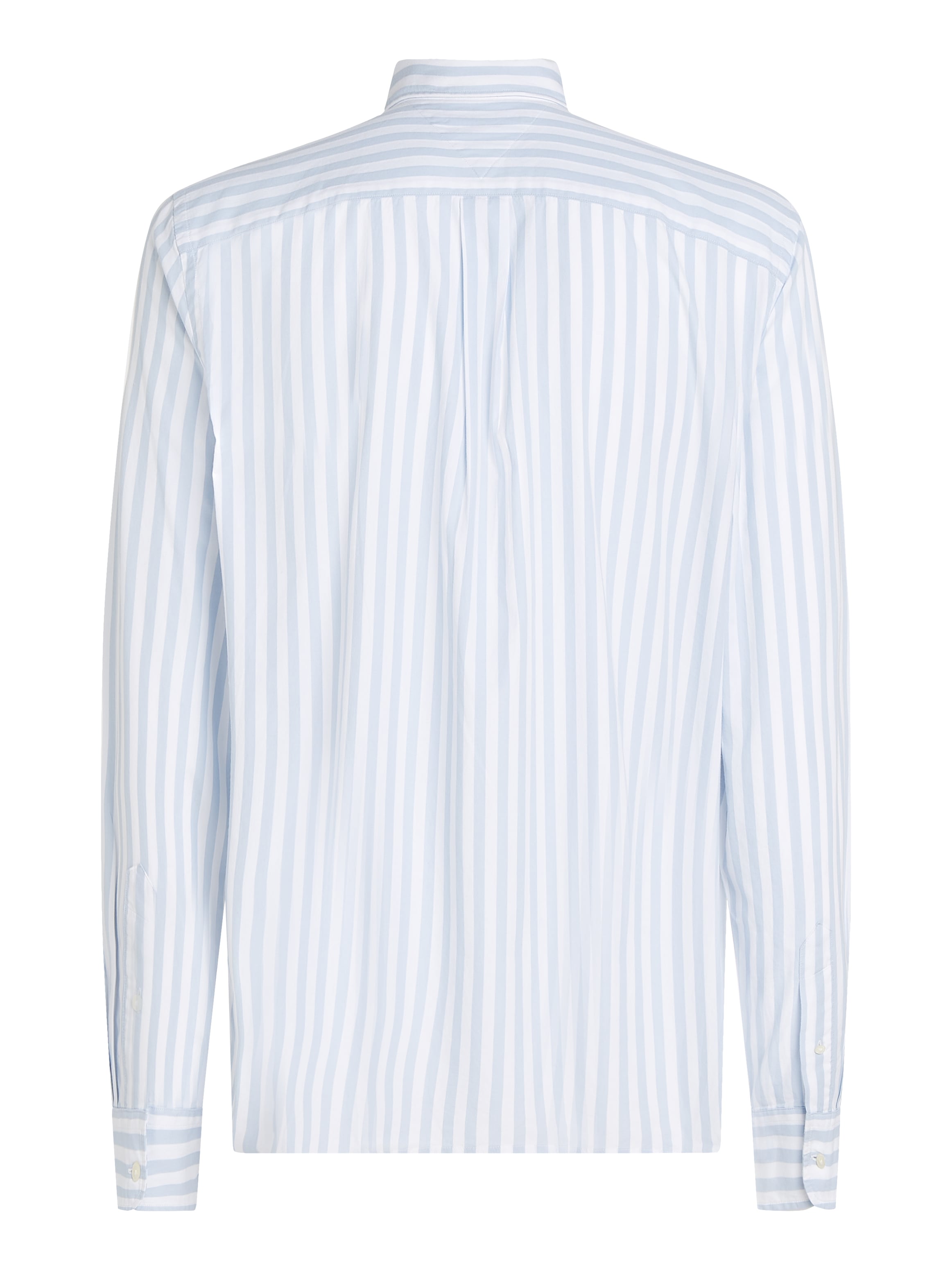 Tommy Hilfiger Langarmhemd »FLEX POPLIN BOLD STRIPE RF SHIRT«, Mit Rundhalsausschnitt