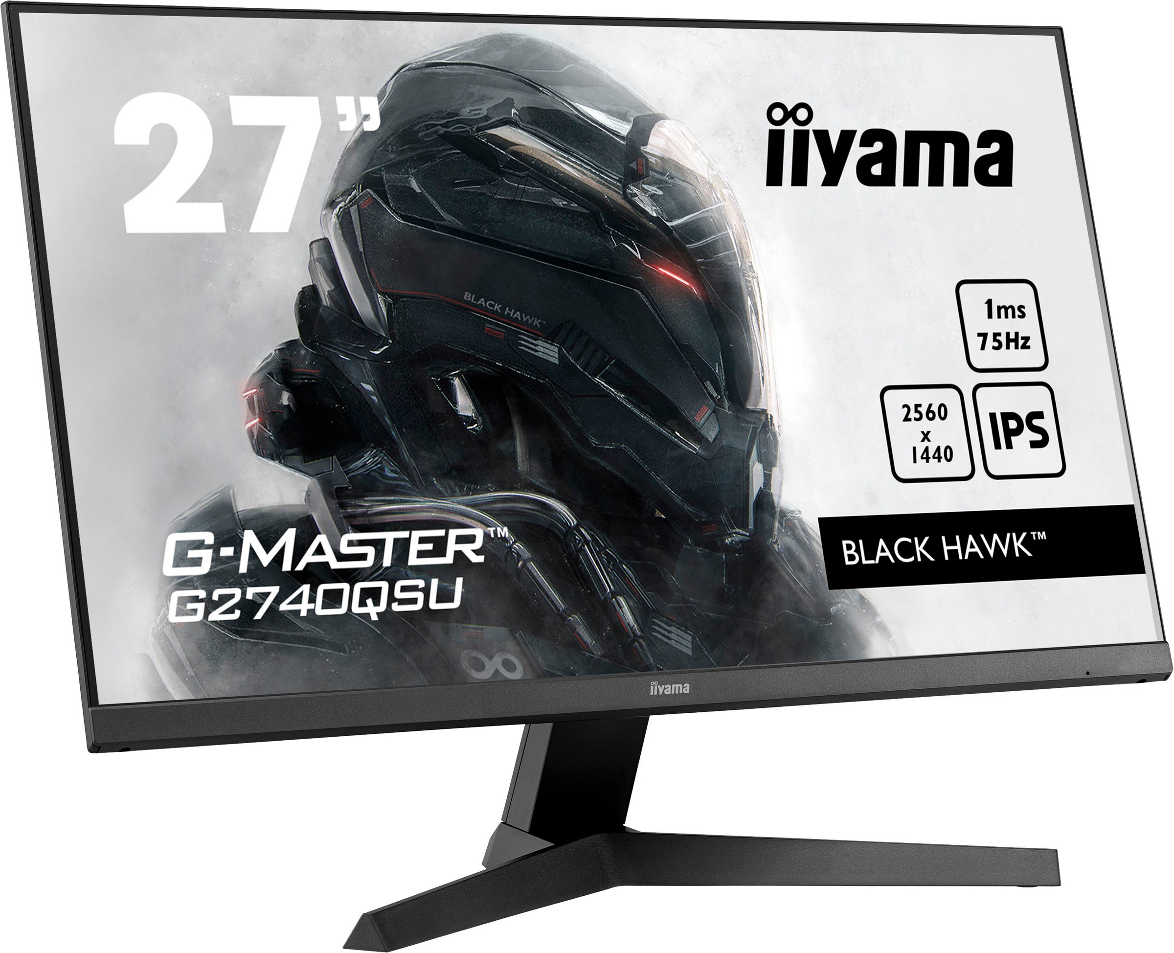 Iiyama LED-Monitor »G-MASTER G2740QSU«, 68,6 cm/27 Zoll, 2560 x 1440 px, WQHD, 1 ms Reaktionszeit, 75 Hz