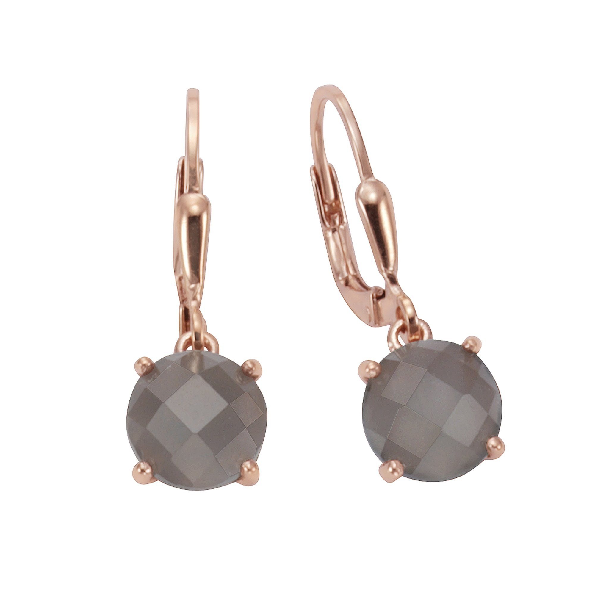 Jamelli Paar Ohrhänger »925/- Sterling Silber Mondstein«, Ohrhänger
